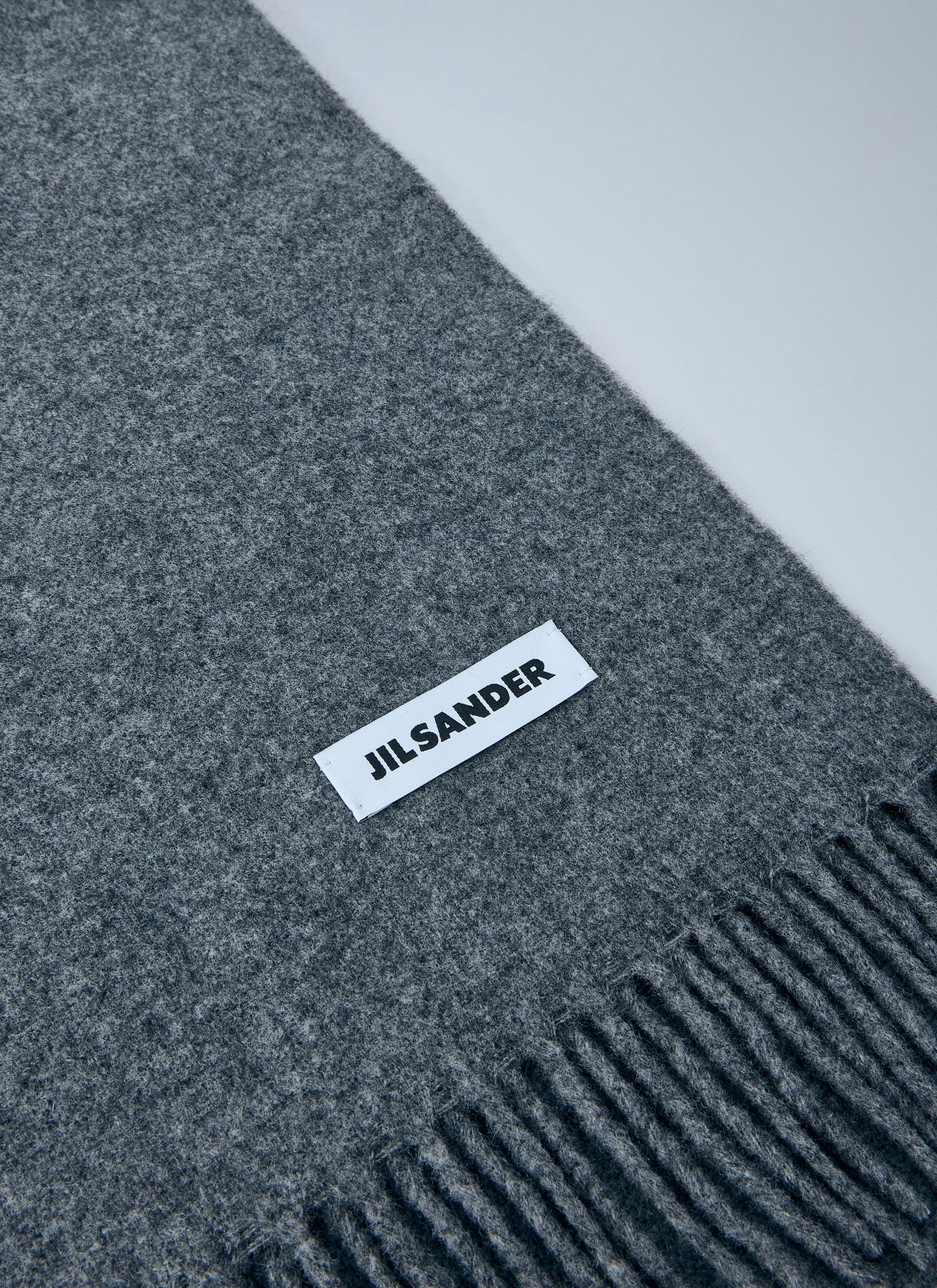 Jil Sander Women Fringed Wool Scarf JIL SANDER