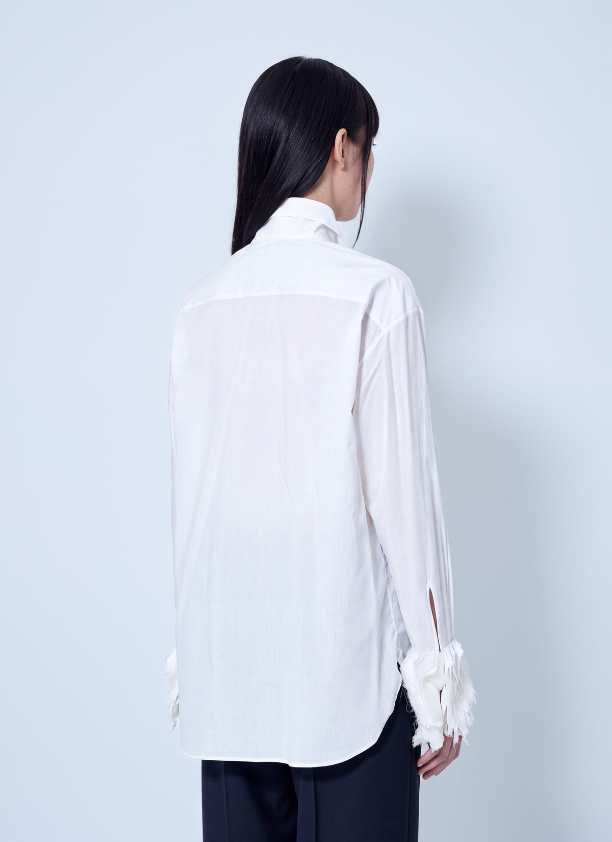 Jil Sander Women Cotton Shirt With Decoratively Finished Cuffs JIL SANDER