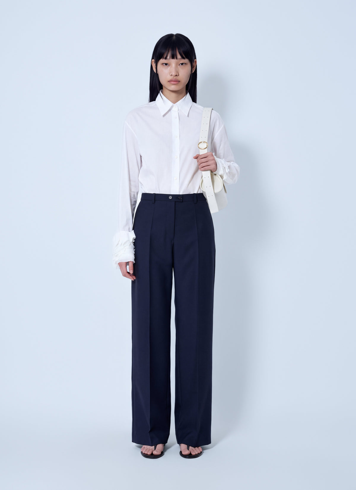Jil Sander Women Wide-Leg Tailored Trousers JIL SANDER