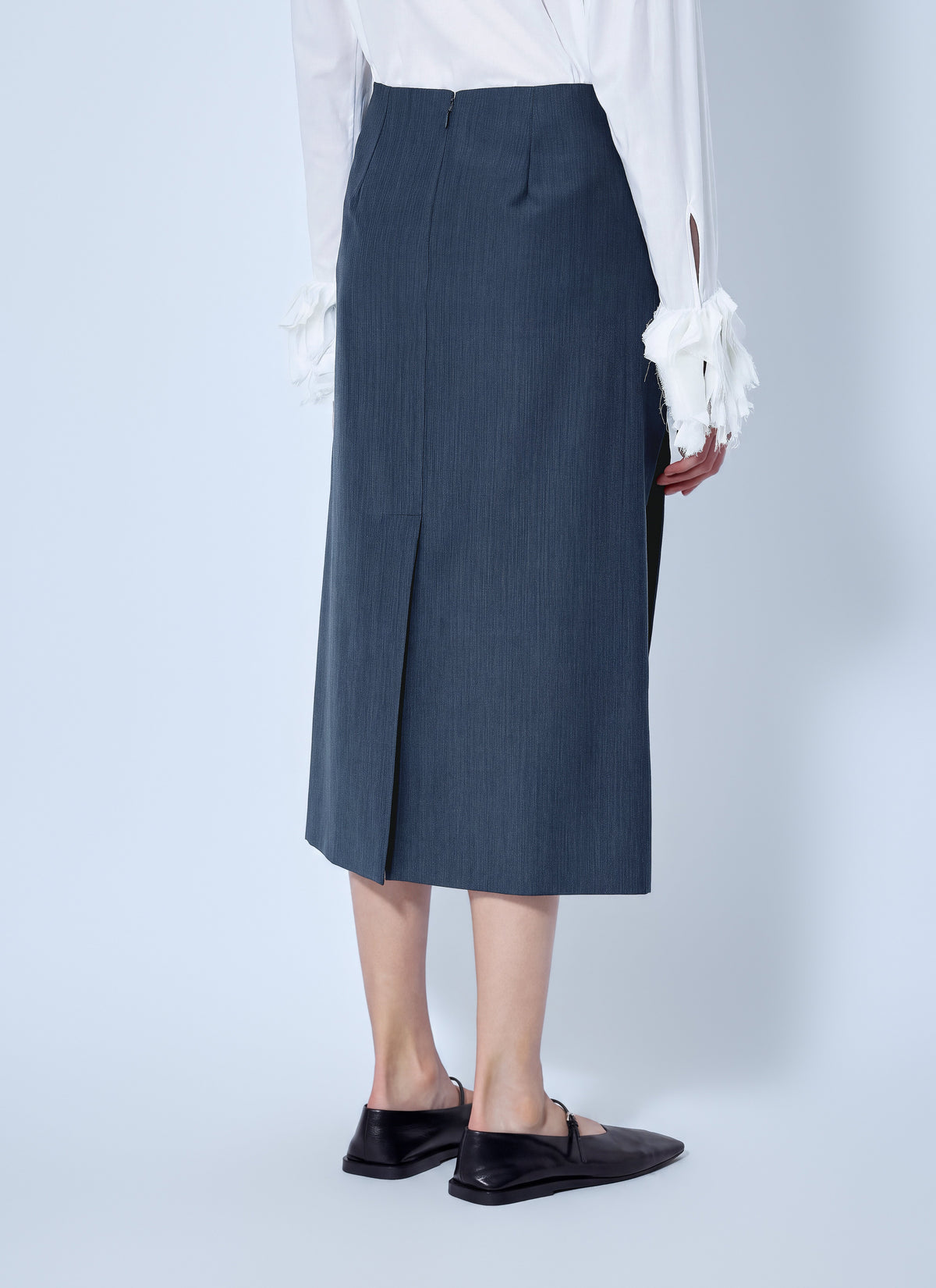Jil Sander Women Midi Skirt With Front Pleats JIL SANDER