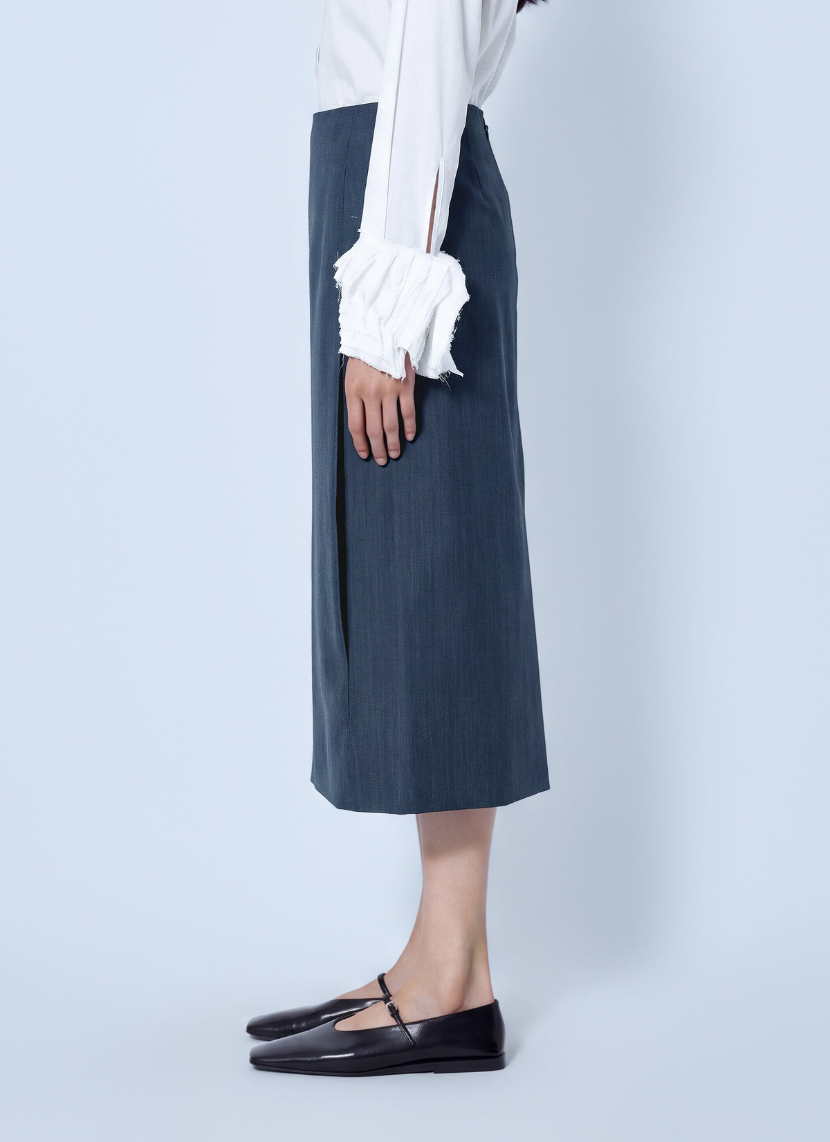 Jil Sander Women Midi Skirt With Front Pleats JIL SANDER