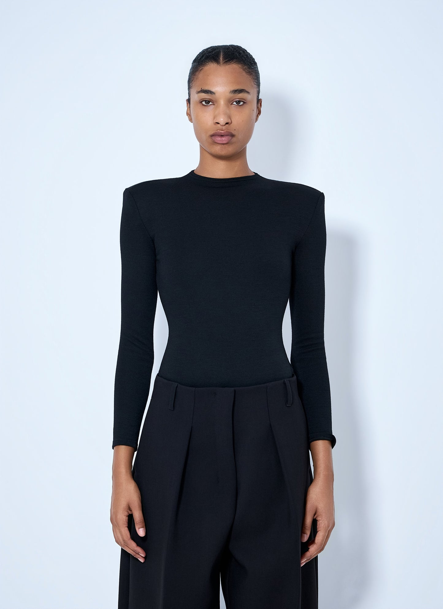 Jil Sander Women Wool Bodysuit With Long Sleeves JIL SANDER