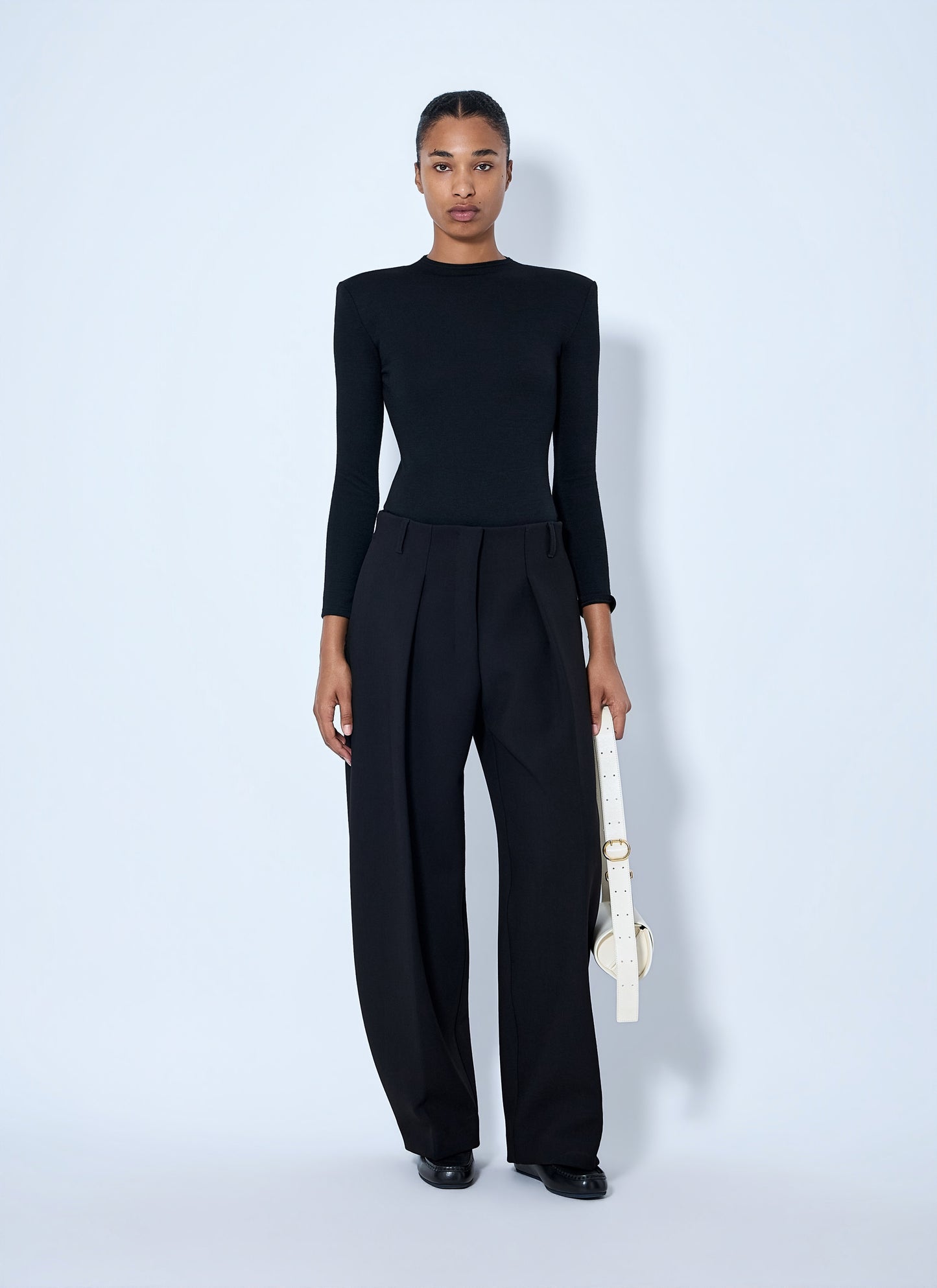Jil Sander Women Wool Bodysuit With Long Sleeves JIL SANDER