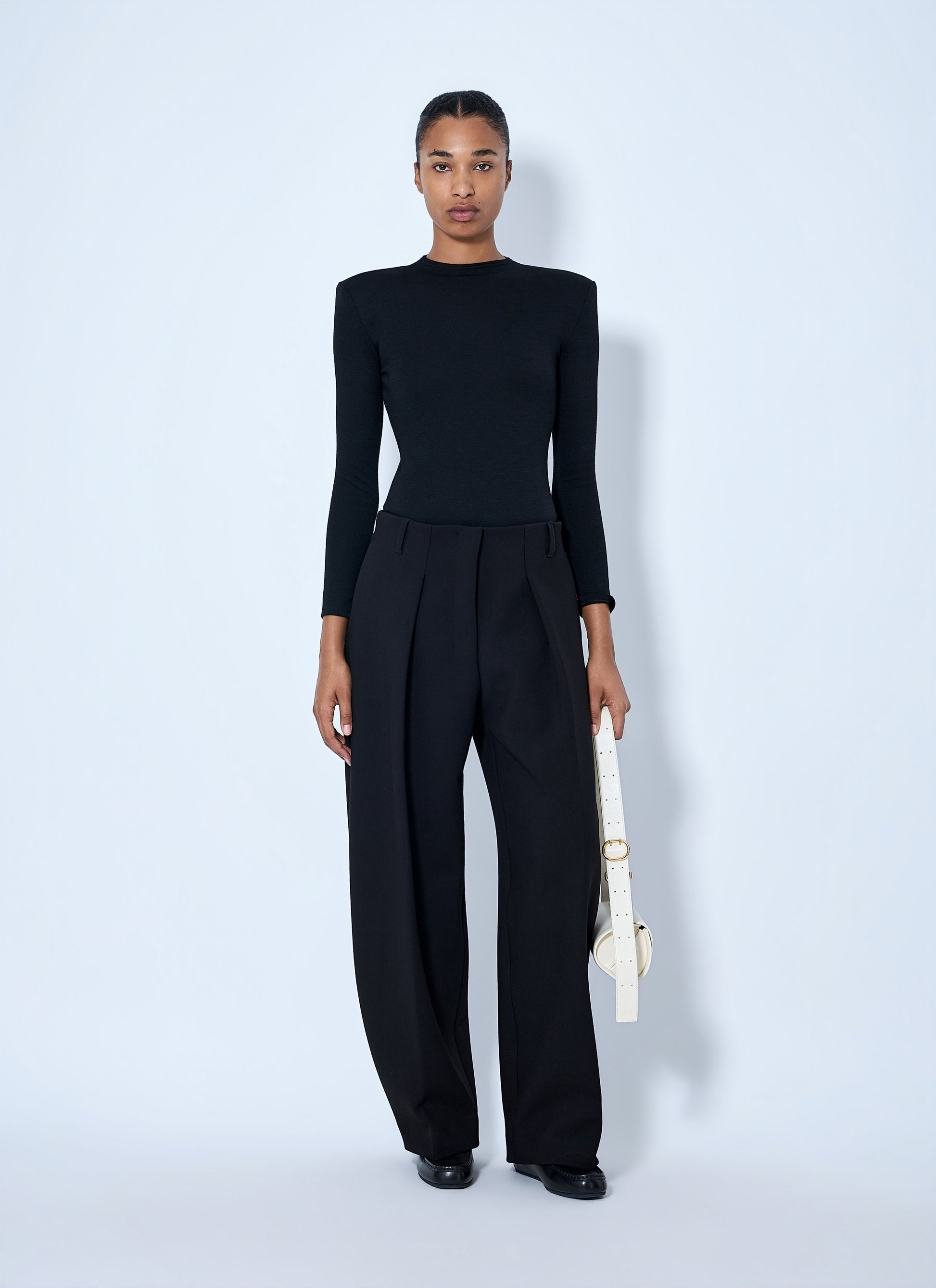 Jil Sander Women Wool Bodysuit With Long Sleeves JIL SANDER