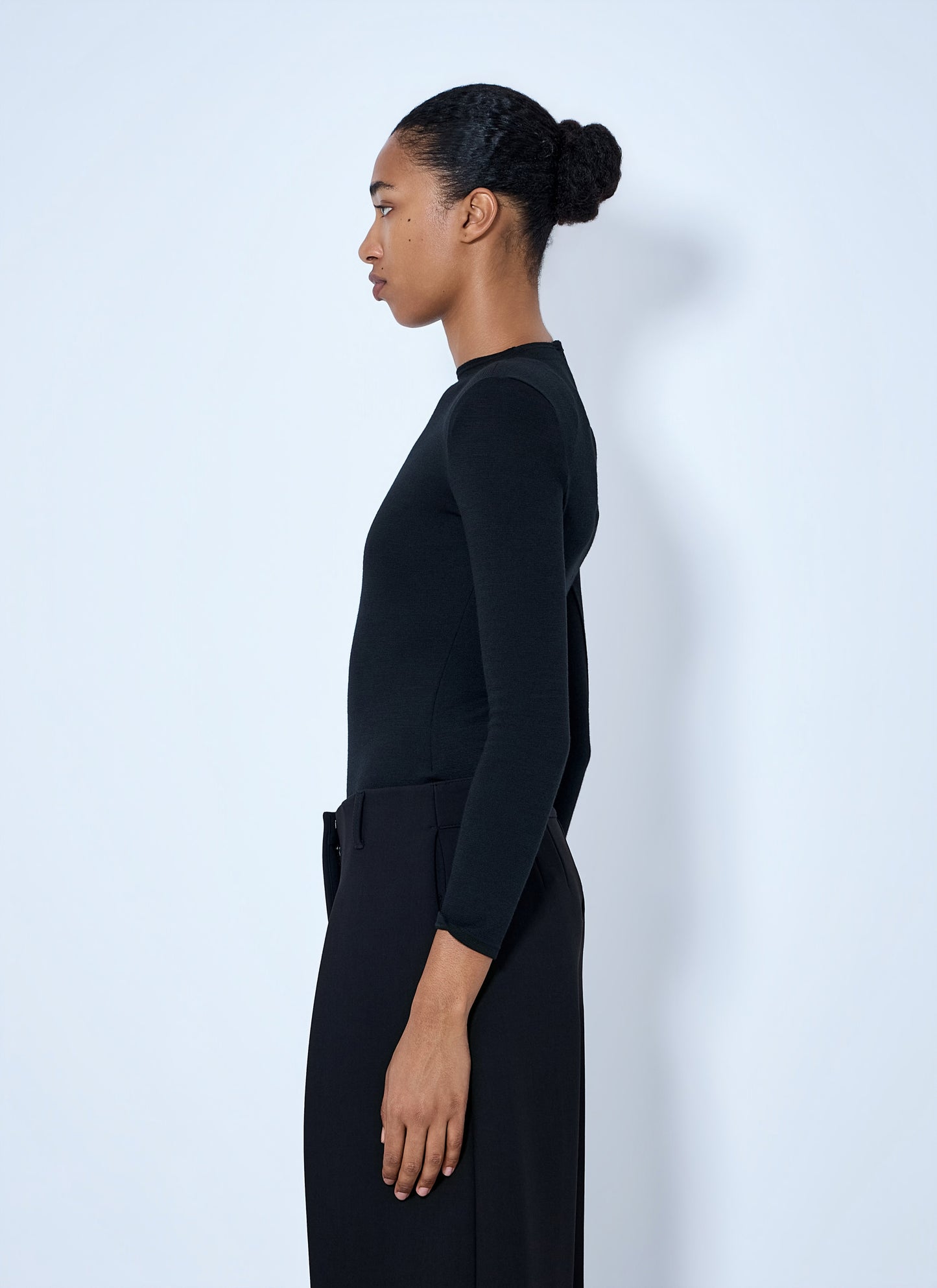 Jil Sander Women Wool Bodysuit With Long Sleeves JIL SANDER