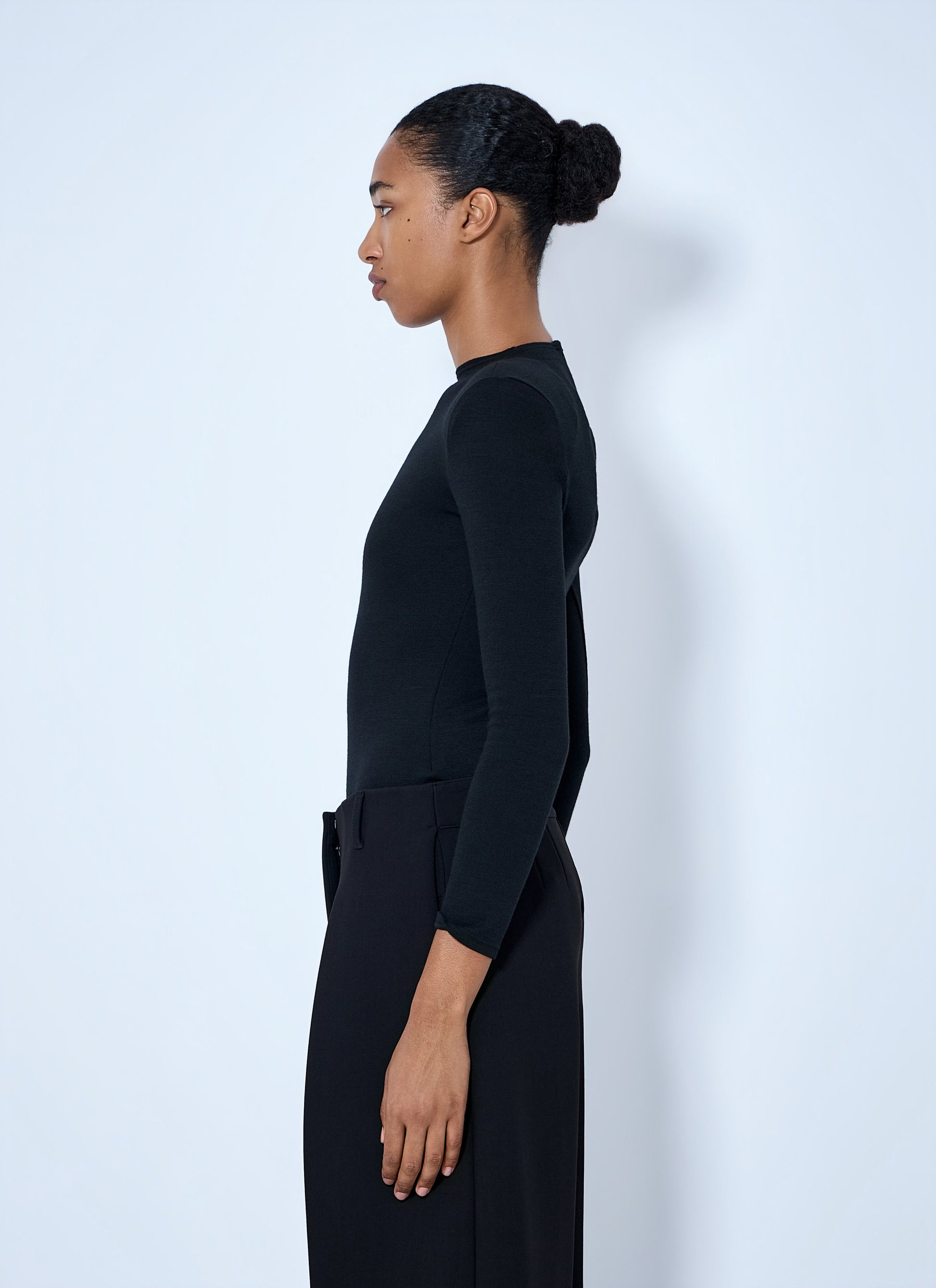 Jil Sander Women Wool Bodysuit With Long Sleeves JIL SANDER