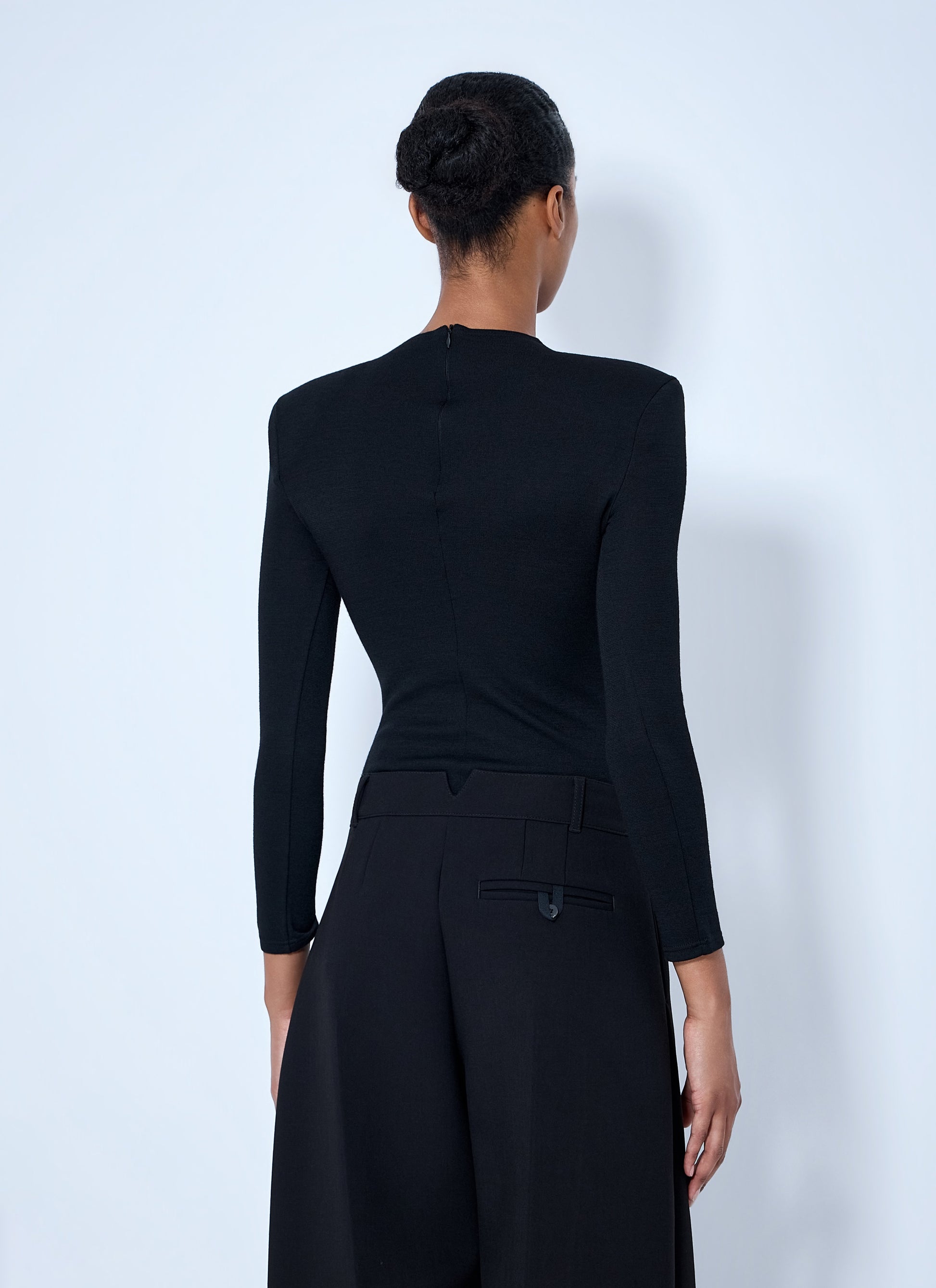 Jil Sander Women Wool Bodysuit With Long Sleeves JIL SANDER