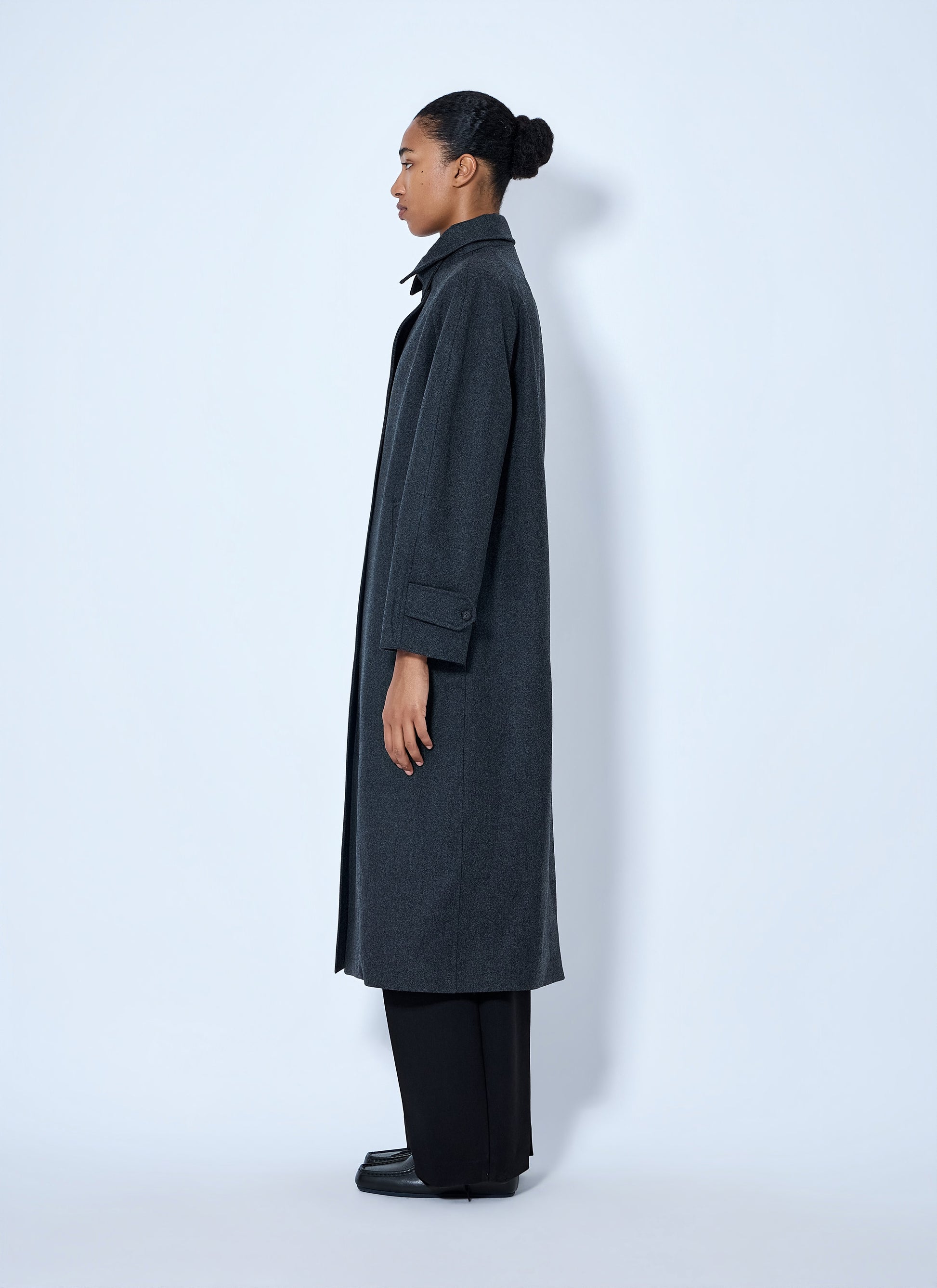 Jil Sander Women Single-Breasted Wool Coat JIL SANDER