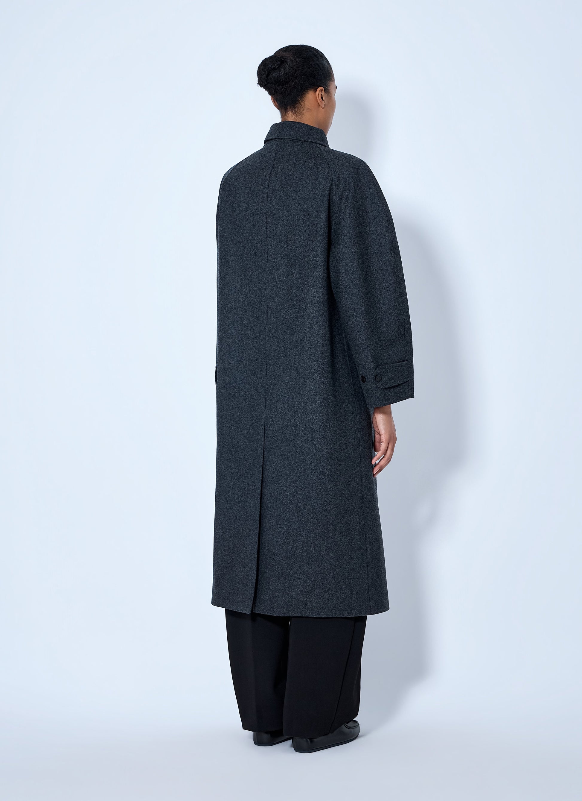 Jil Sander Women Single-Breasted Wool Coat JIL SANDER