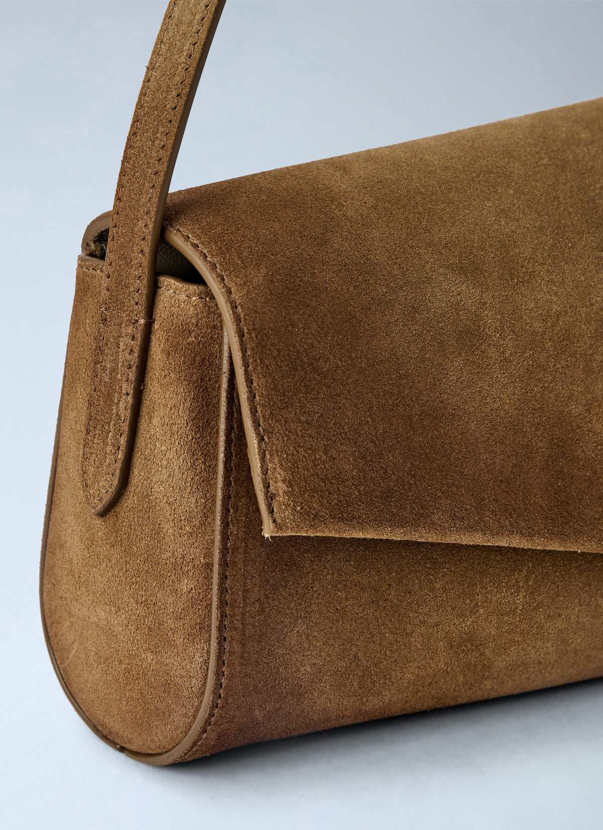 Jil Sander Women Kante Suede Shoulder Bag JIL SANDER