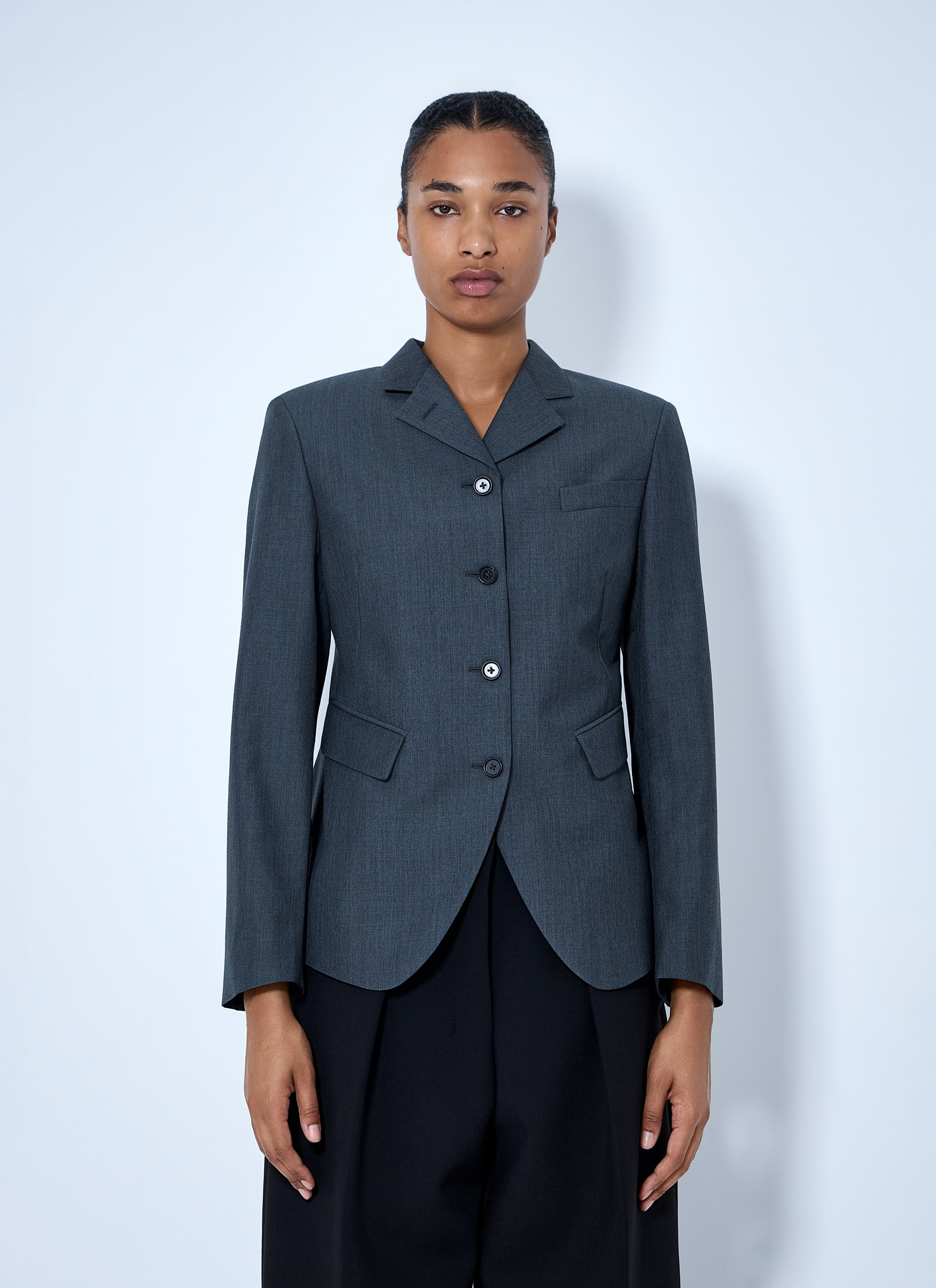 Jil Sander Women Single-Breasted Tailored Blazer JIL SANDER