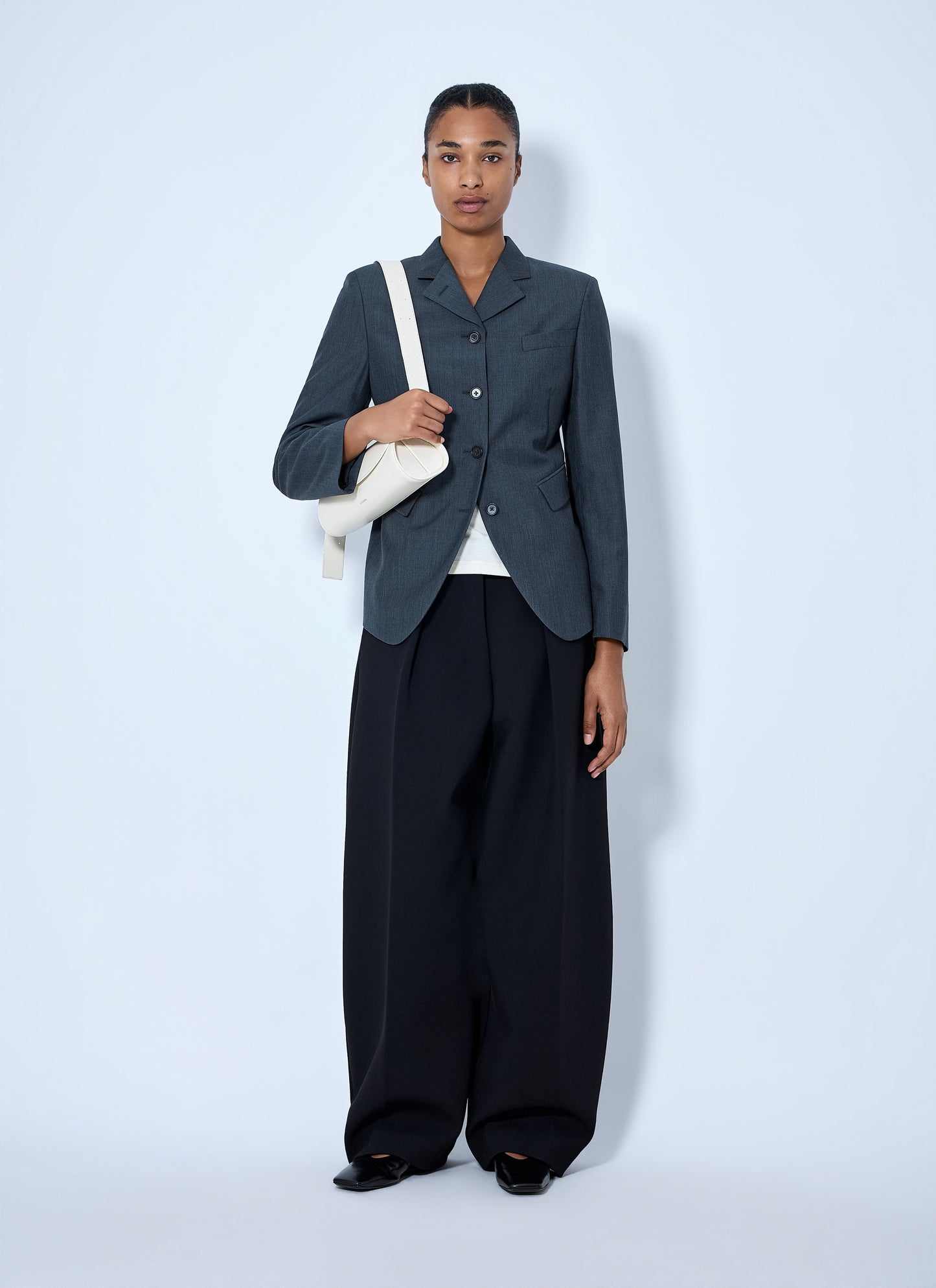 Jil Sander Women Single-Breasted Tailored Blazer JIL SANDER