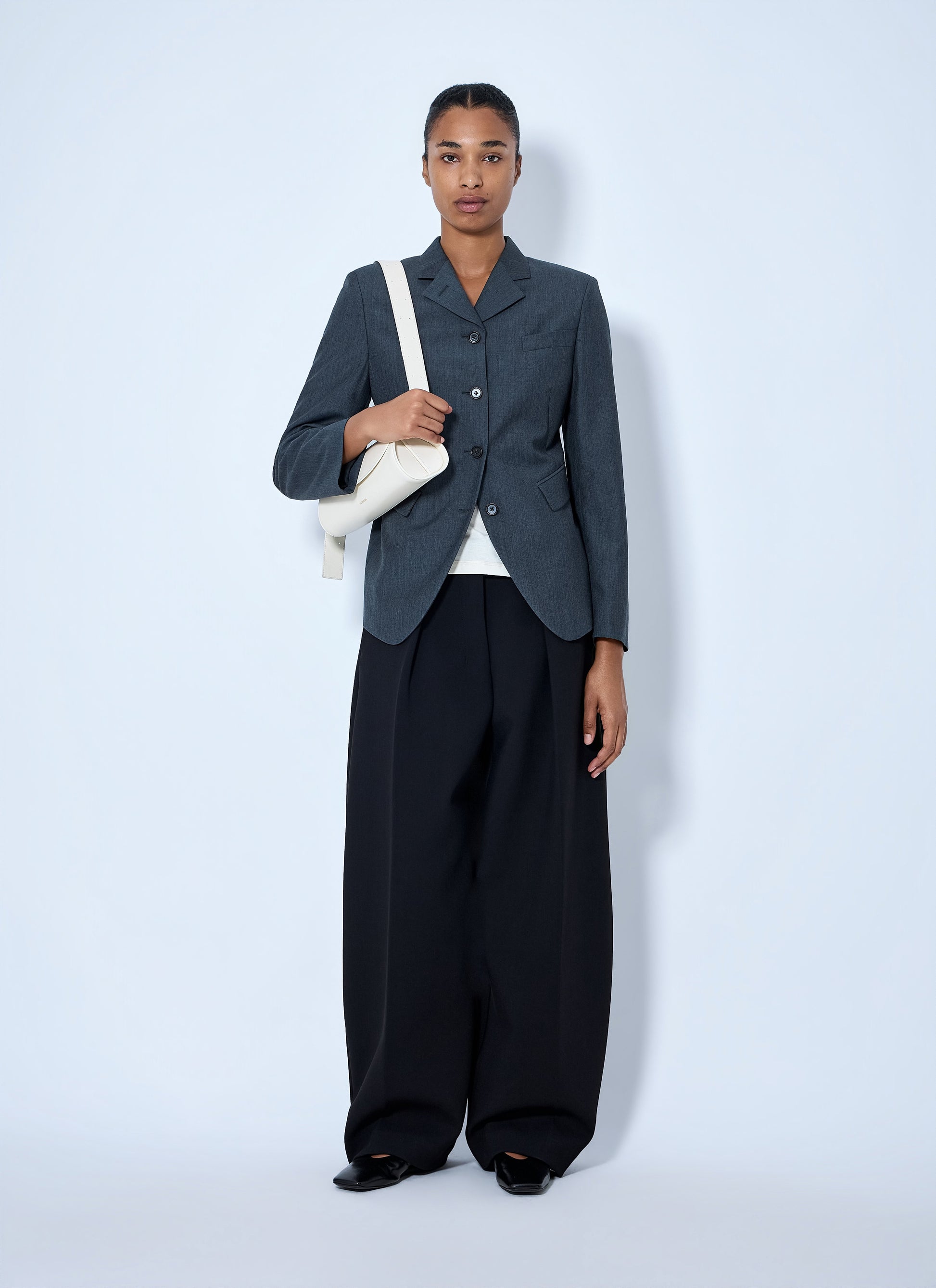 Jil Sander Women Single-Breasted Tailored Blazer JIL SANDER