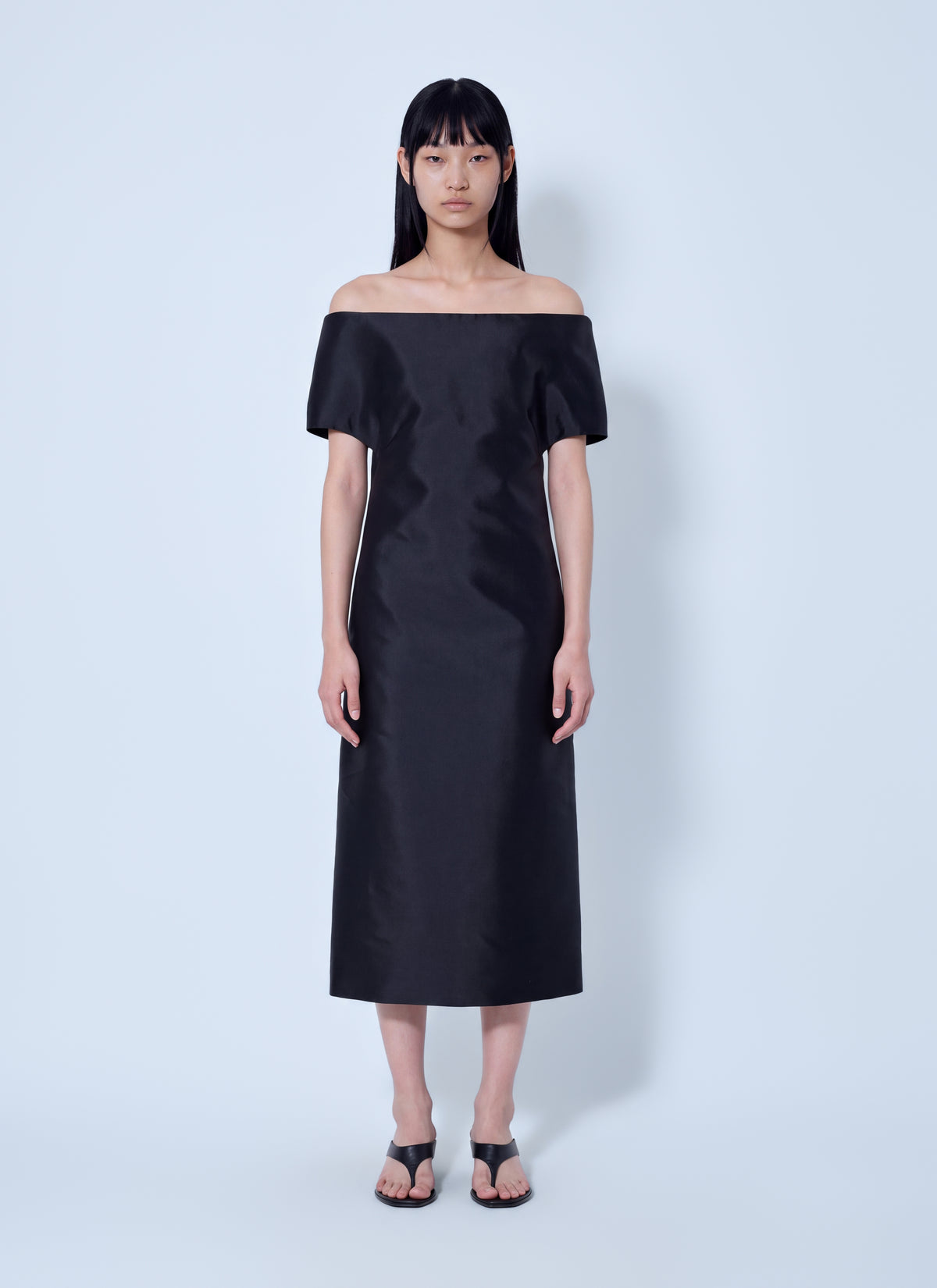 Jil Sander Women Off-Shoulder Midi Dress JIL SANDER