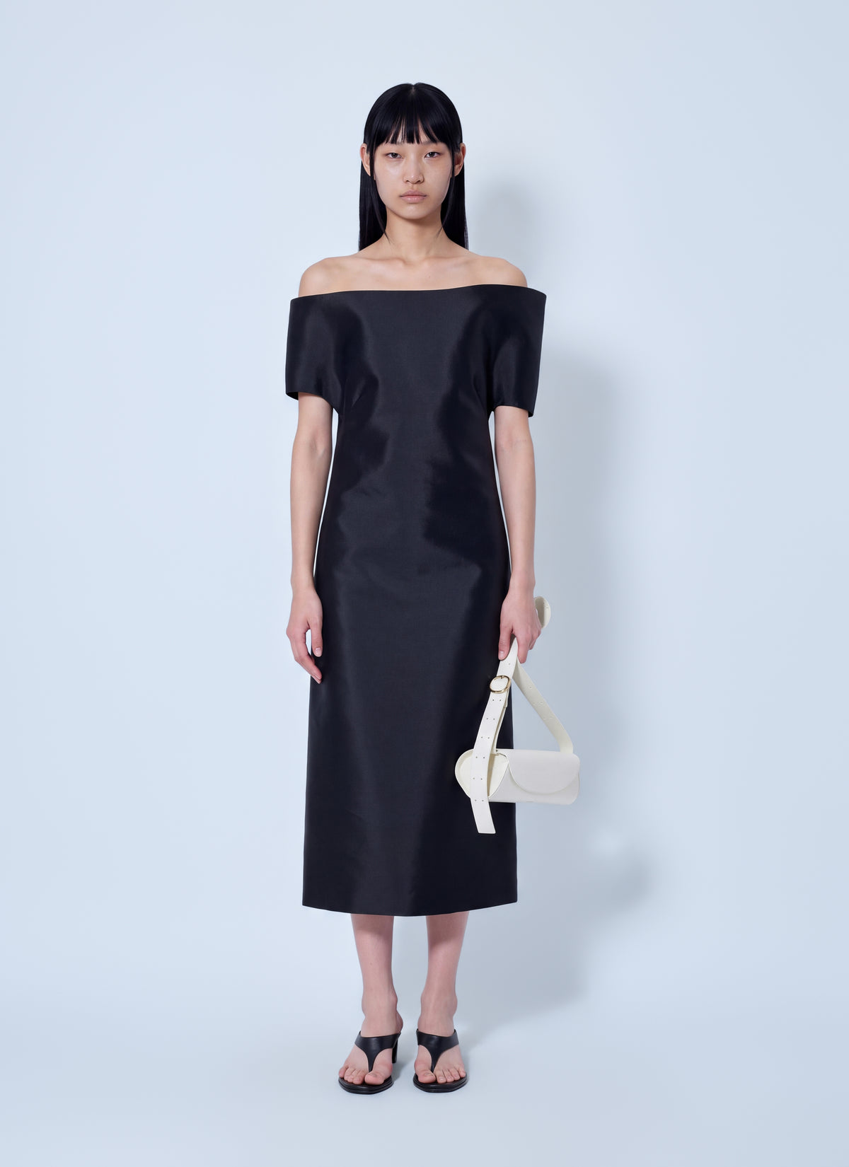 Jil Sander Women Off-Shoulder Midi Dress JIL SANDER