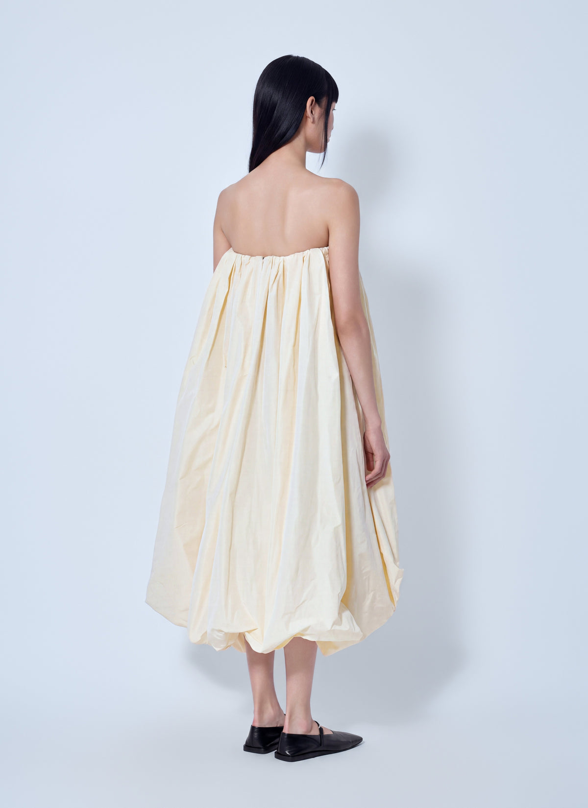 Jil Sander Women Strapless Draped Dress JIL SANDER