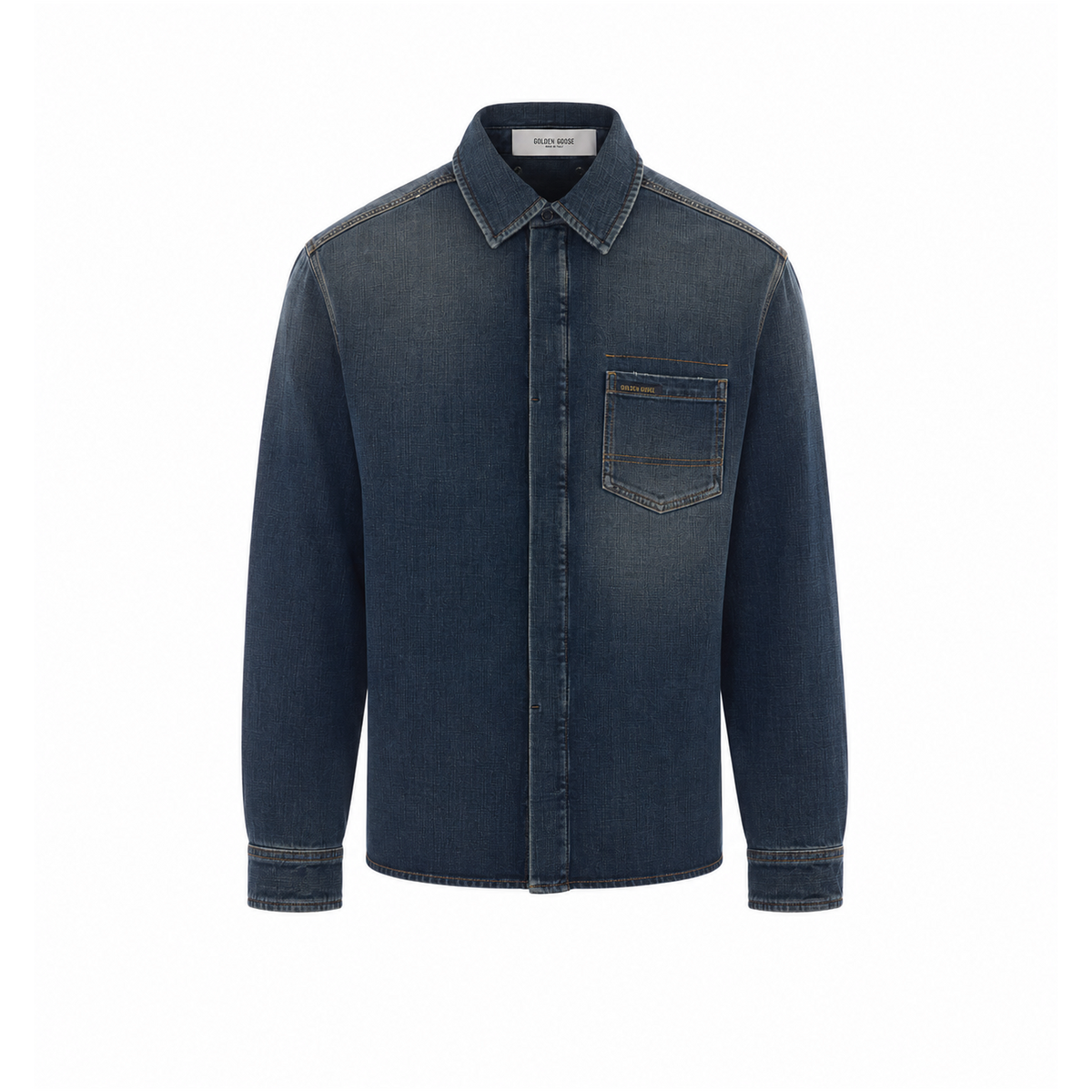 Golden Goose Men Journey Roger Denim Shirt GOLDEN GOOSE