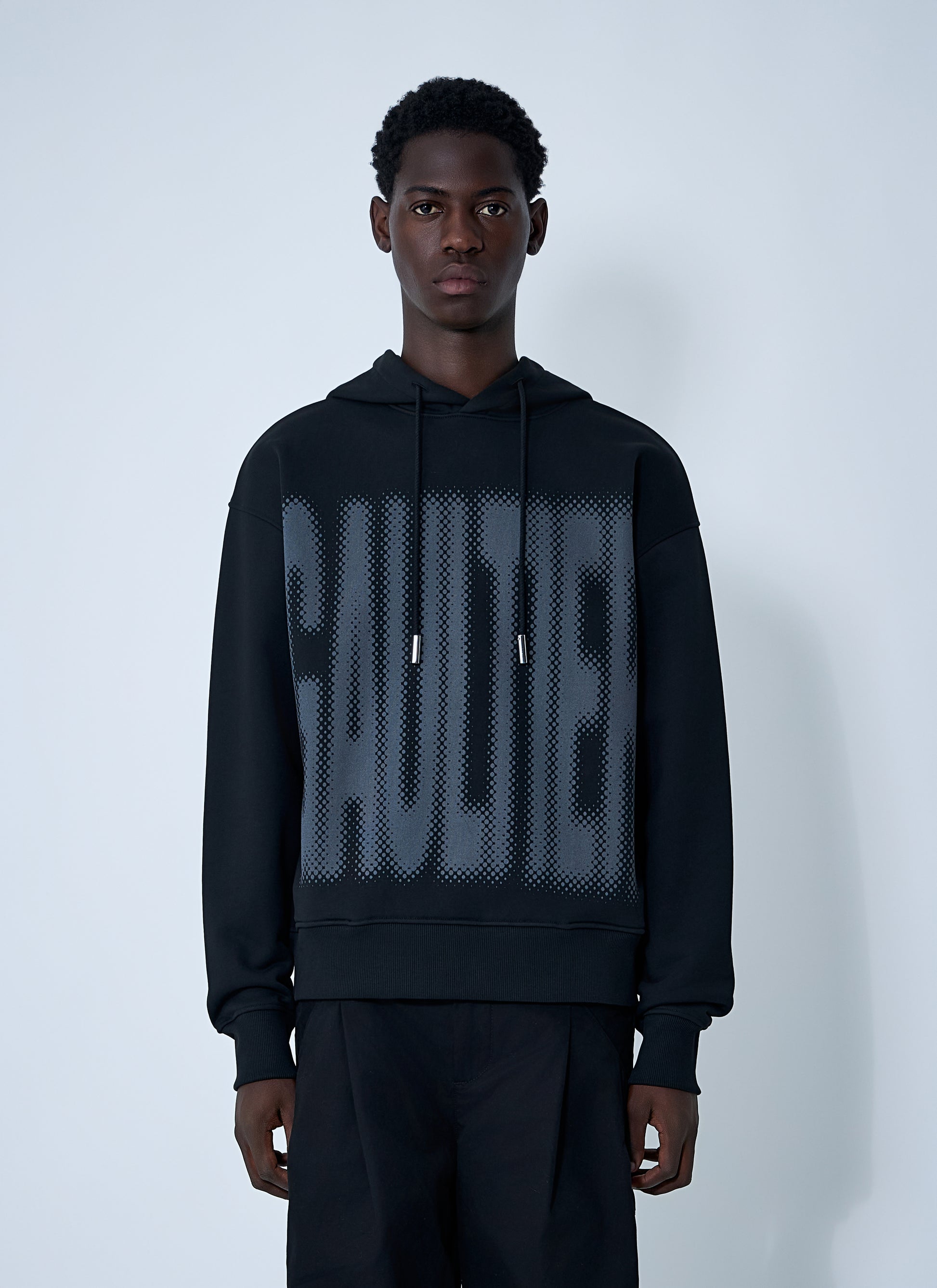 Jean Paul Gaultier Men Logo Motif Hooded Sweatshirt JEAN PAUL GAULTIER