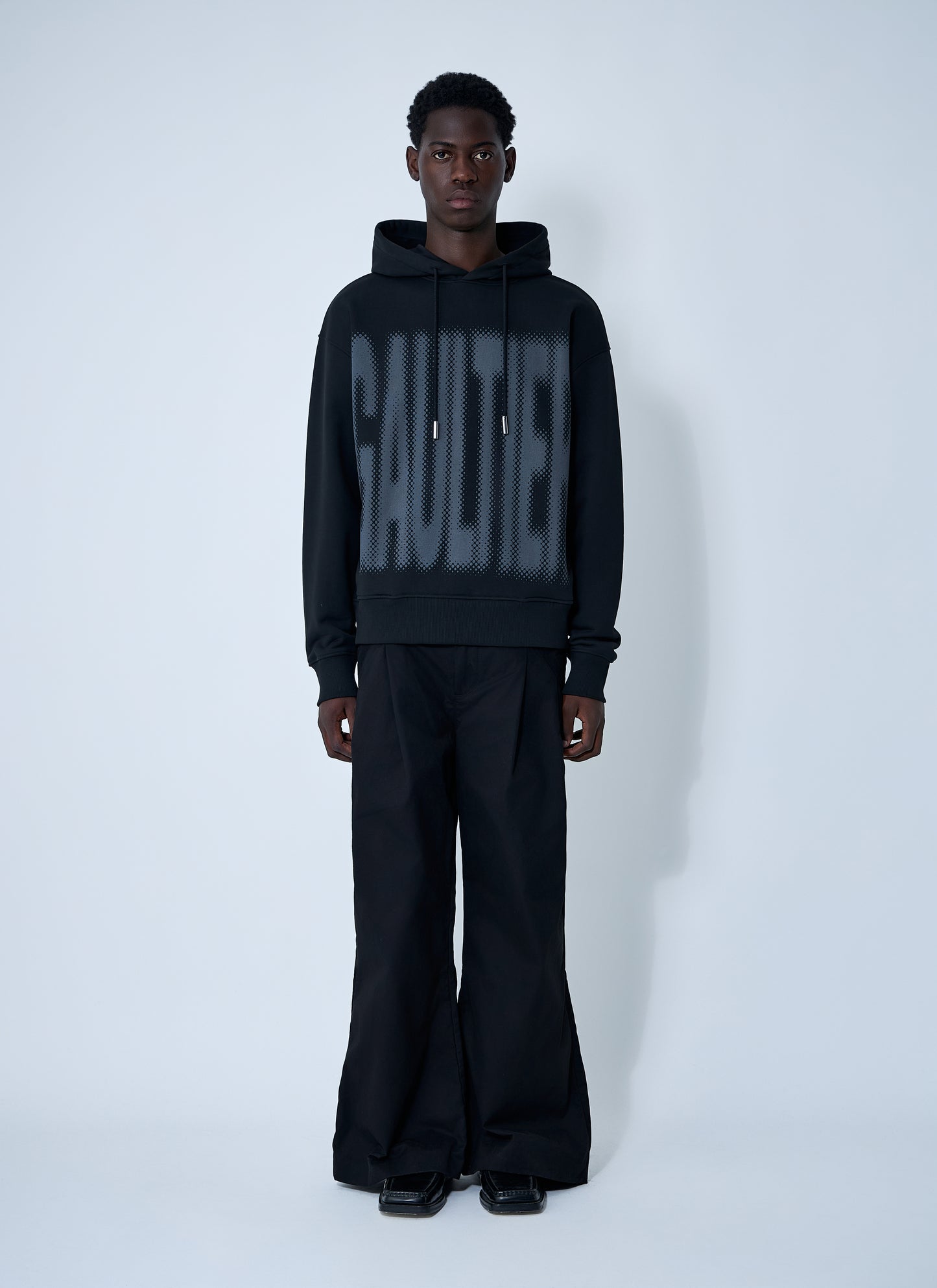 Jean Paul Gaultier Men Logo Motif Hooded Sweatshirt JEAN PAUL GAULTIER