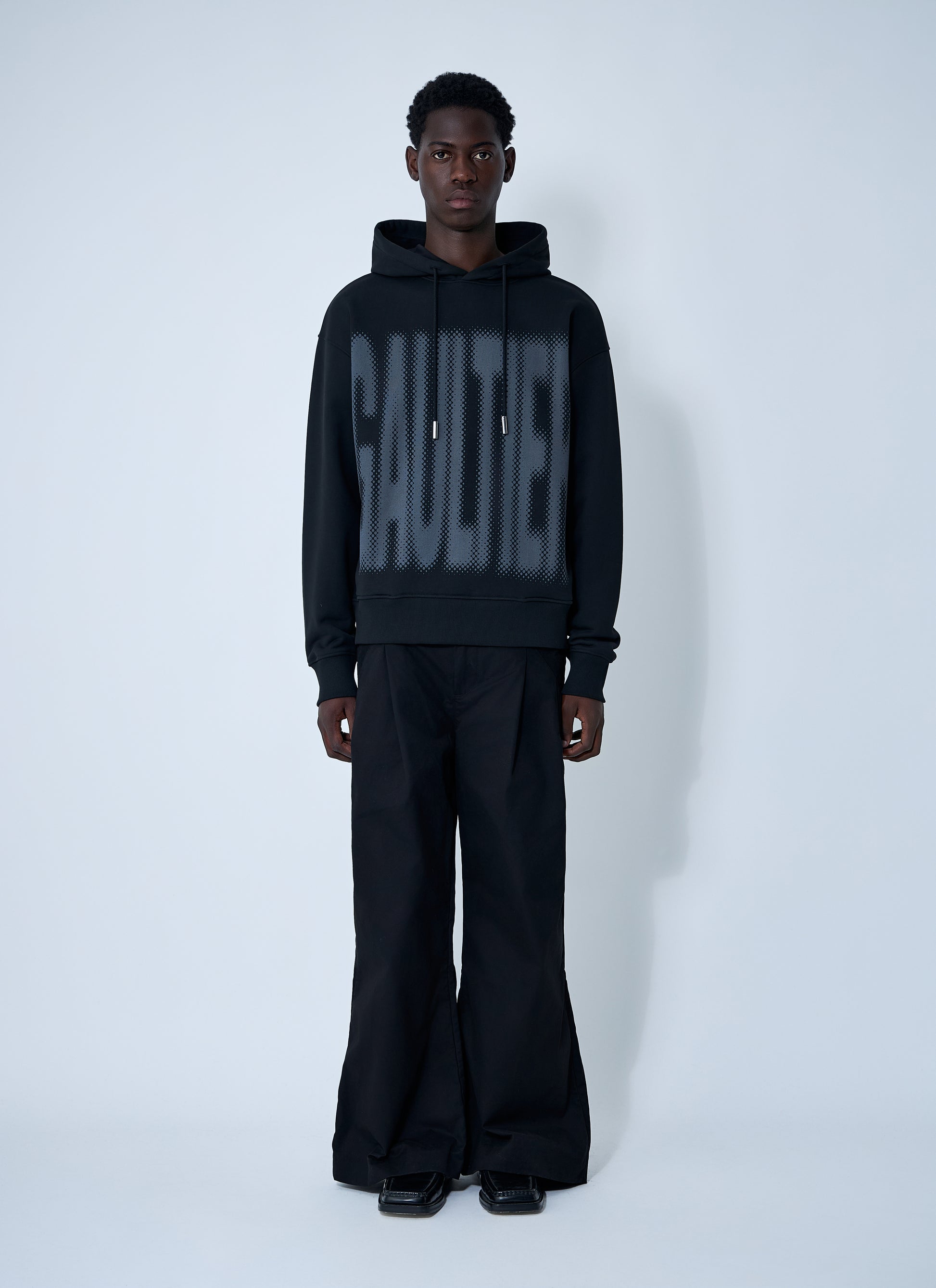 Jean Paul Gaultier Men Logo Motif Hooded Sweatshirt JEAN PAUL GAULTIER