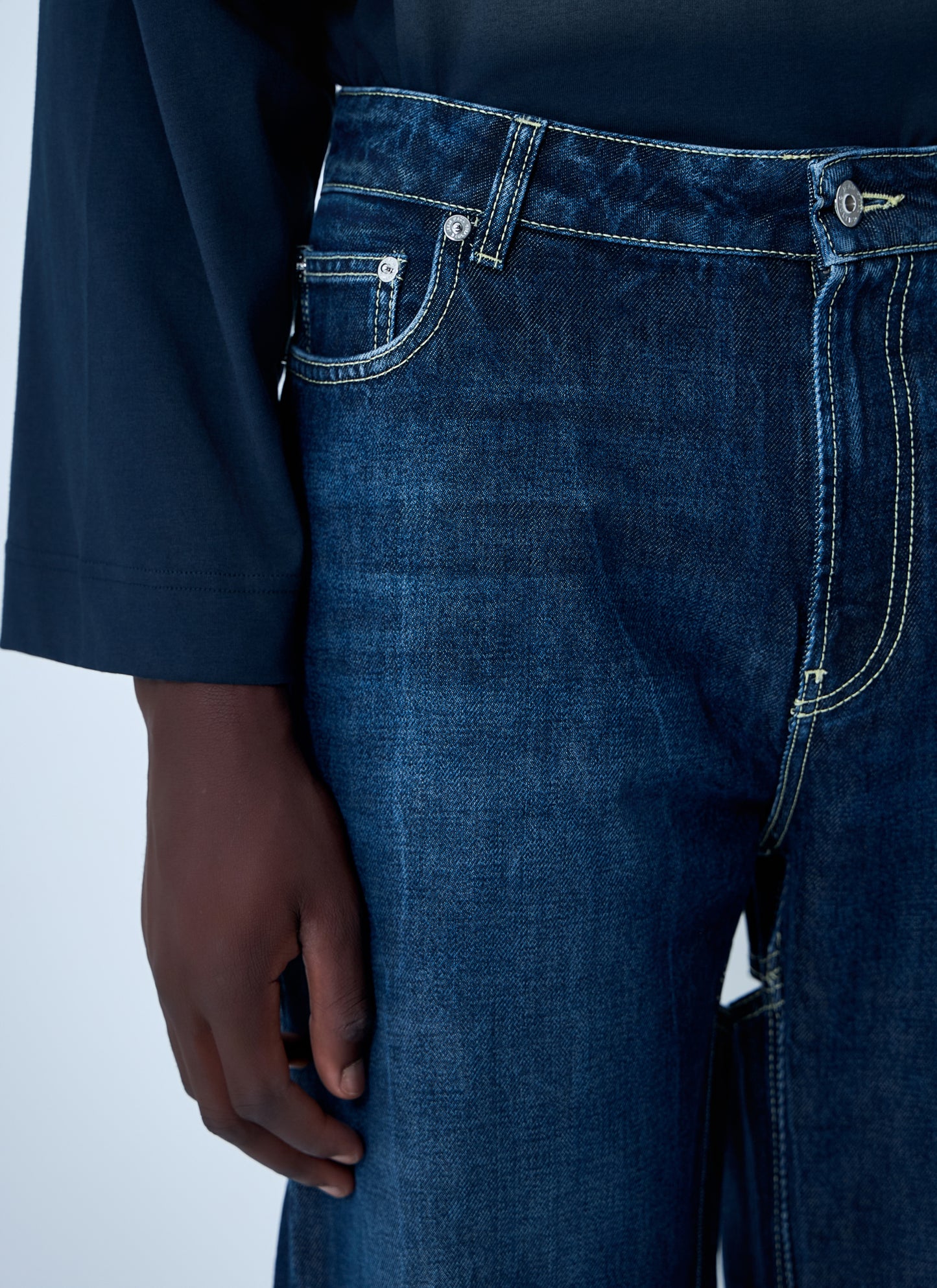 Jean Paul Gaultier Men Cut-Out Jeans JEAN PAUL GAULTIER
