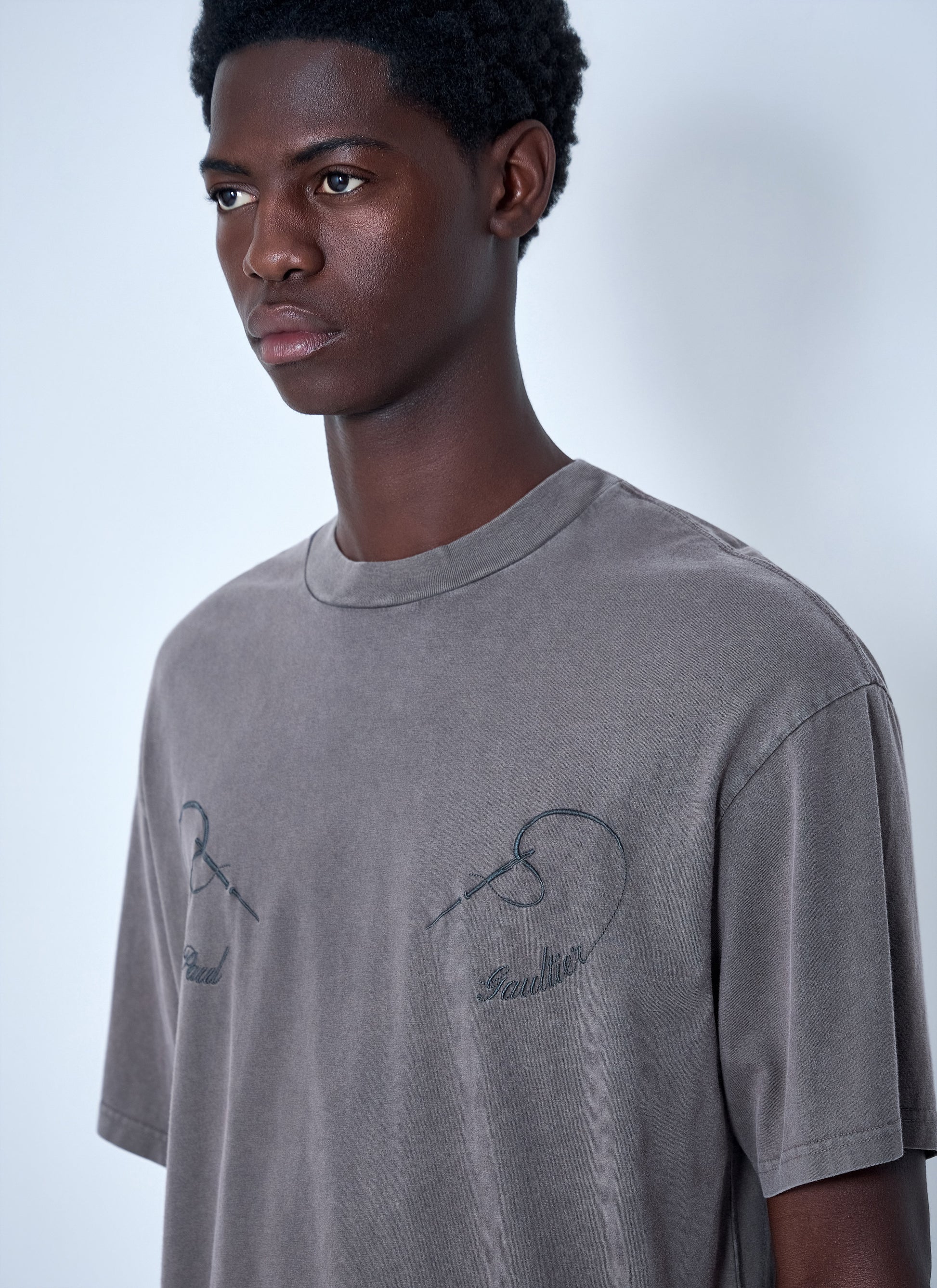 Jean Paul Gaultier Men Printed Cotton Jersey T-Shirt JEAN PAUL GAULTIER