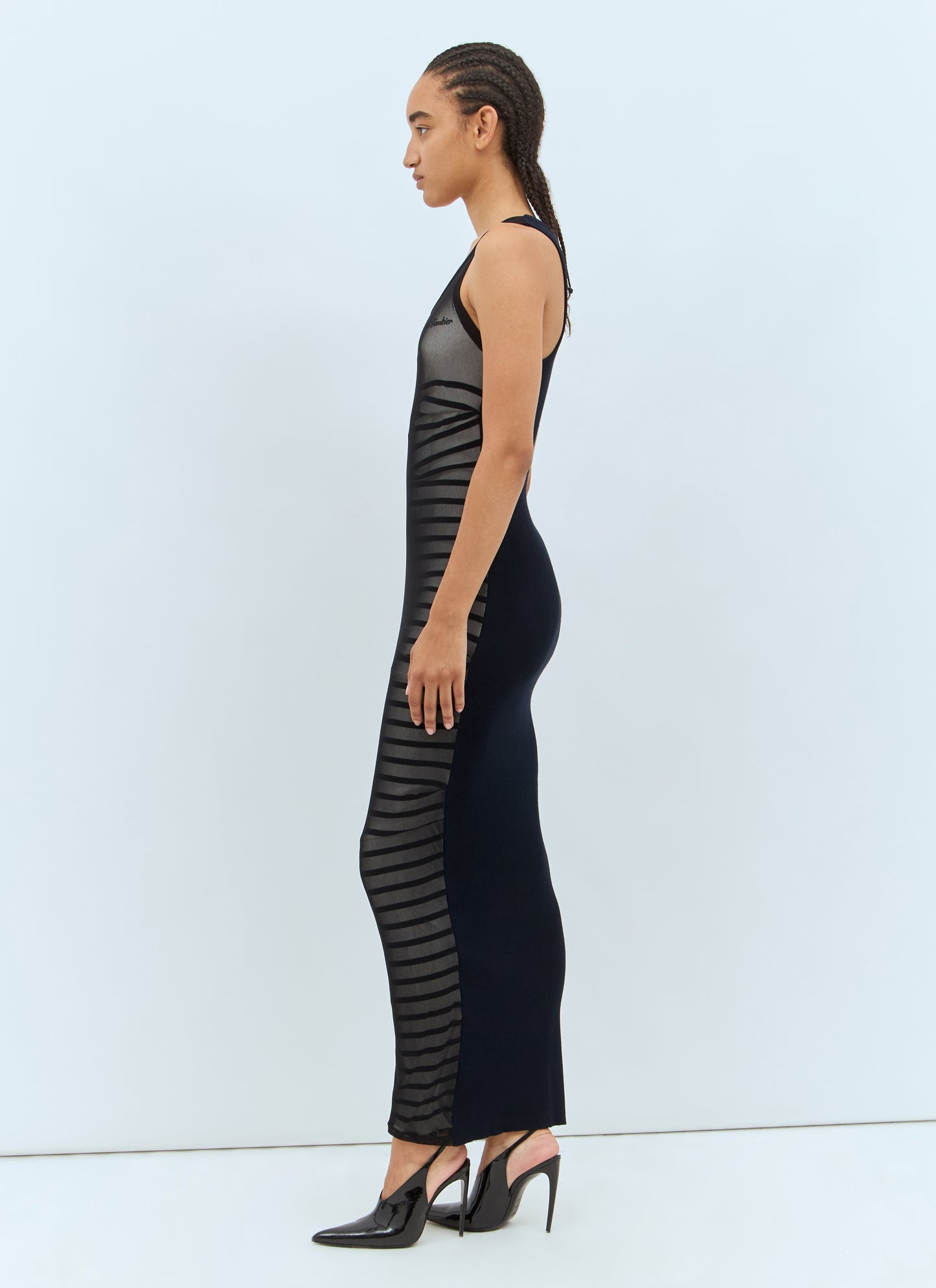 Jean Paul Gaultier Women Ribbed Mariniere Maxi Dress JEAN PAUL GAULTIER