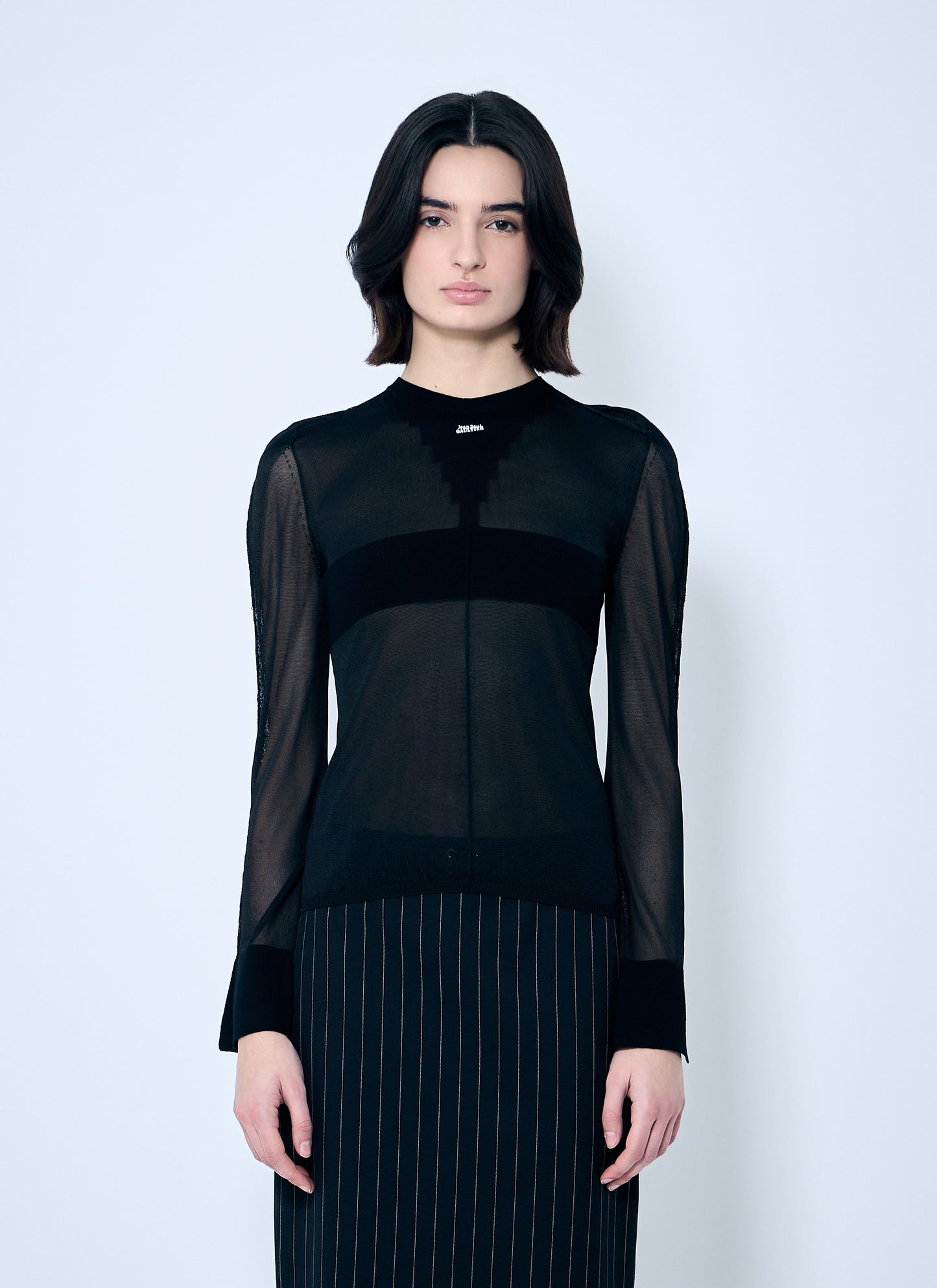 Jean Paul Gaultier Women Open-Knit Sweater JEAN PAUL GAULTIER