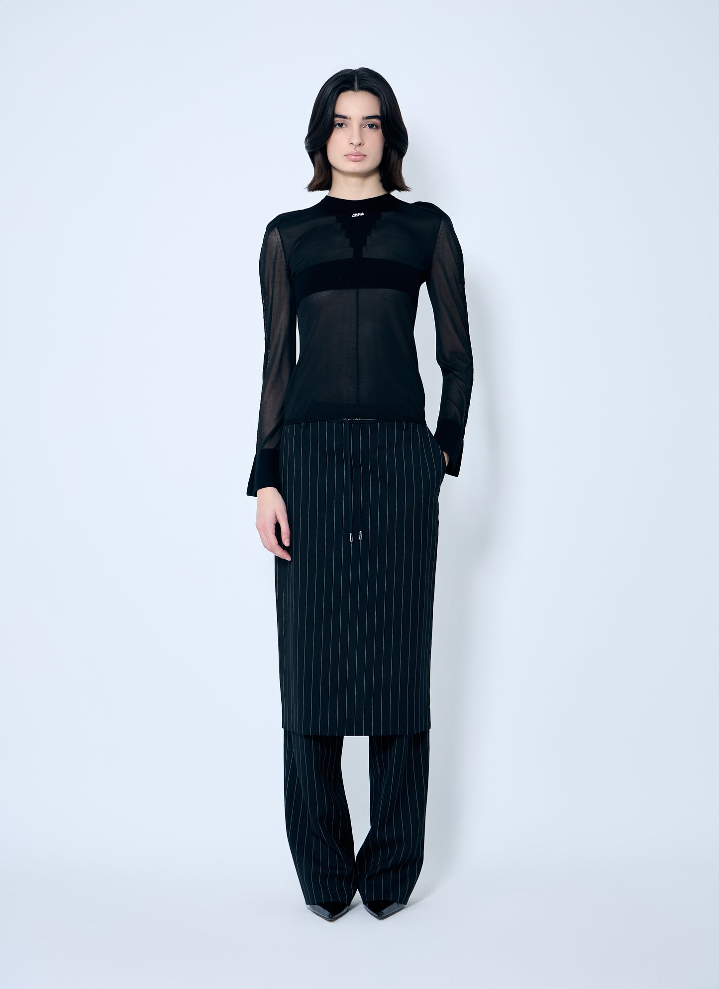 Jean Paul Gaultier Women Open-Knit Sweater JEAN PAUL GAULTIER