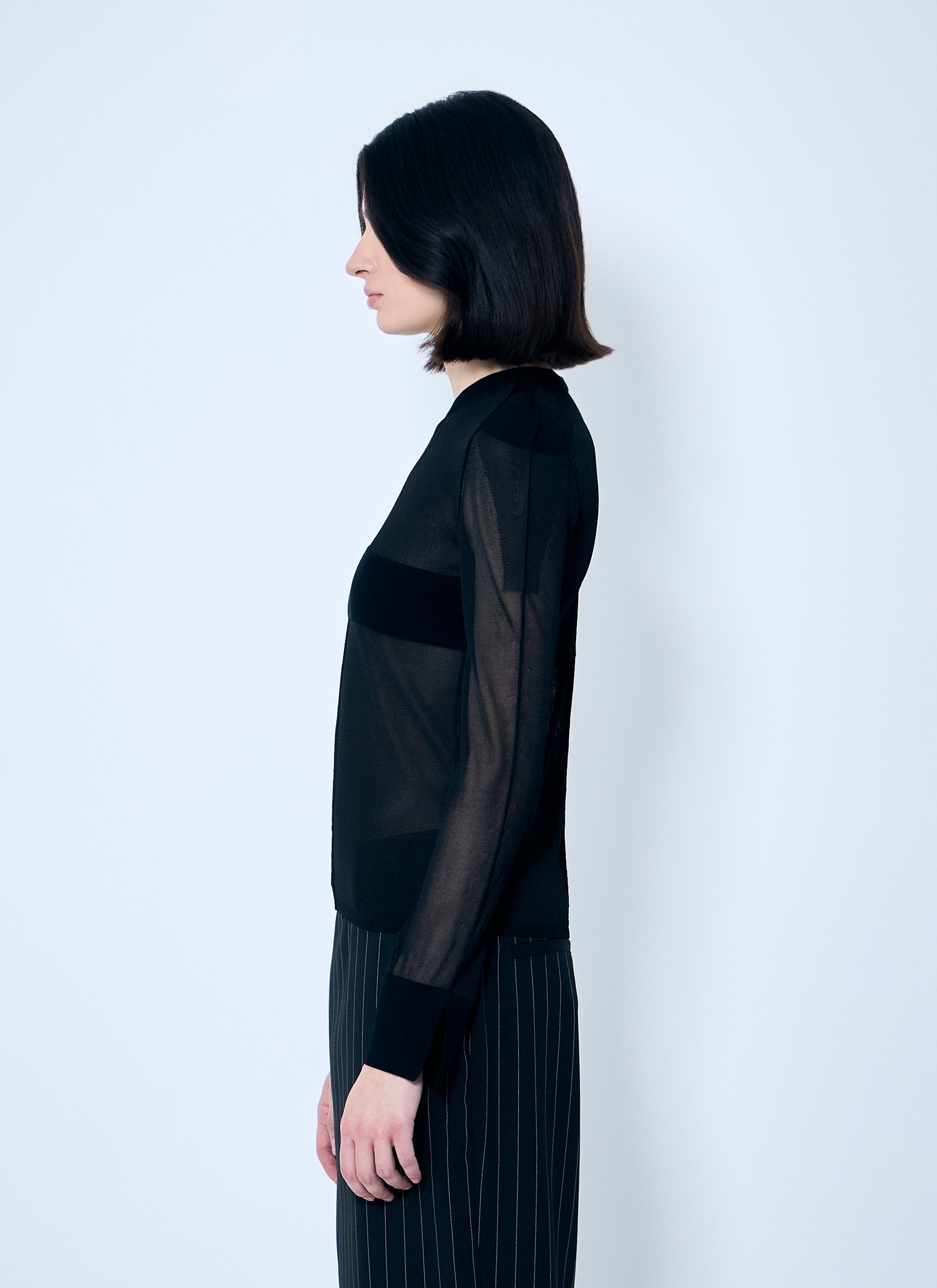 Jean Paul Gaultier Women Open-Knit Sweater JEAN PAUL GAULTIER