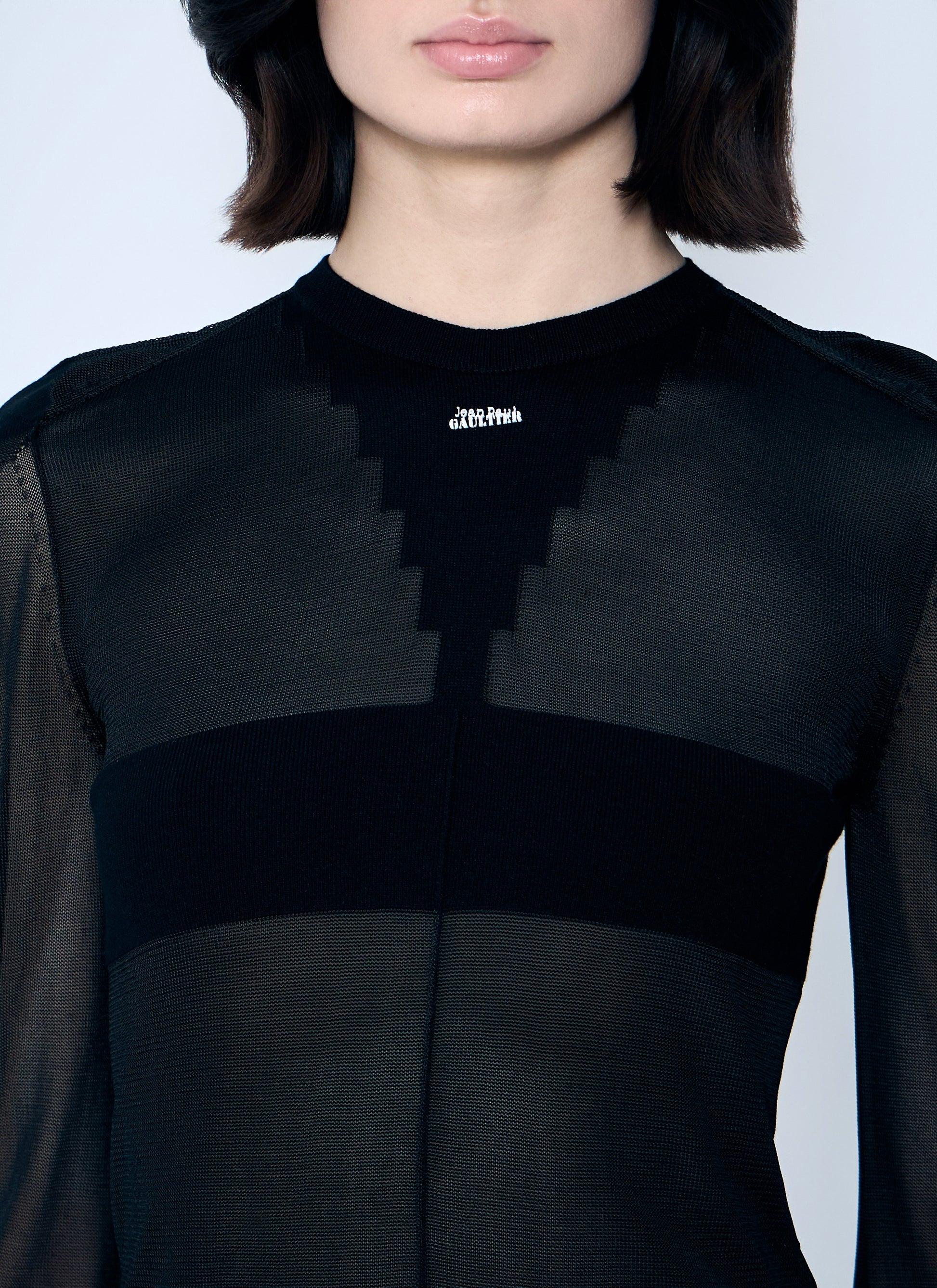 Jean Paul Gaultier Women Open-Knit Sweater JEAN PAUL GAULTIER