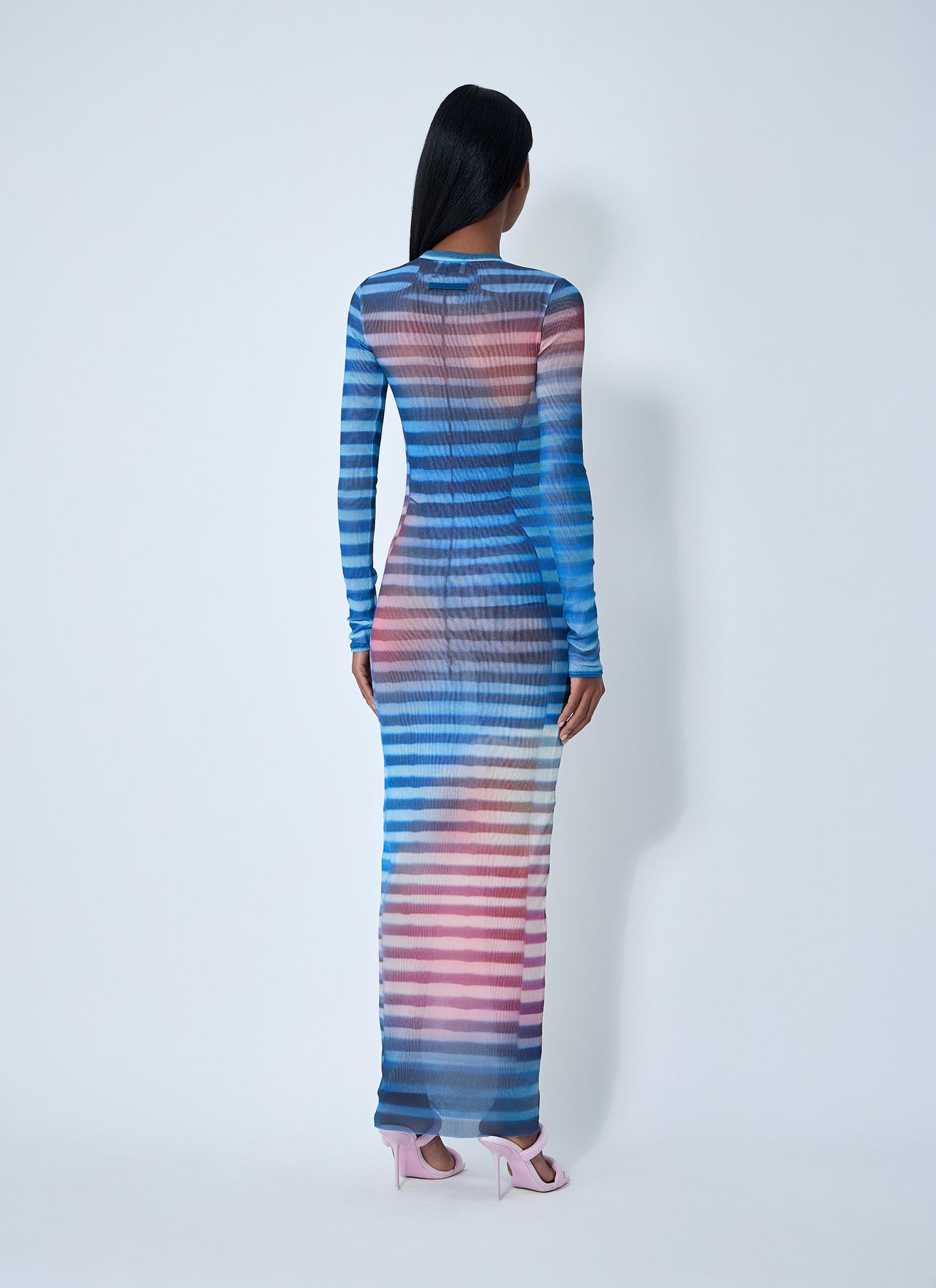 Jean Paul Gaultier Women Air Mesh Maxi Dress JEAN PAUL GAULTIER