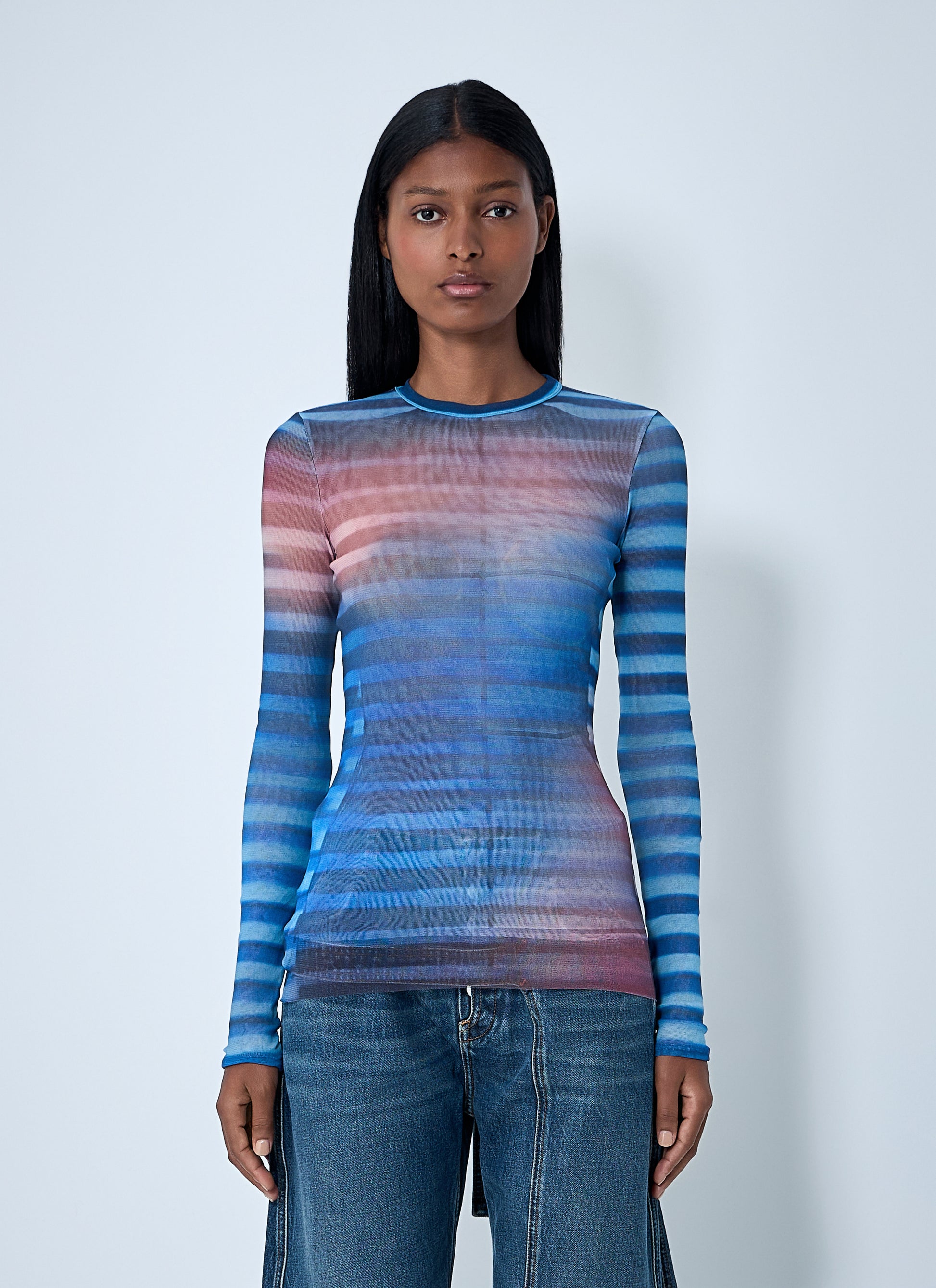 Jean Paul Gaultier Women Air Mesh Top JEAN PAUL GAULTIER