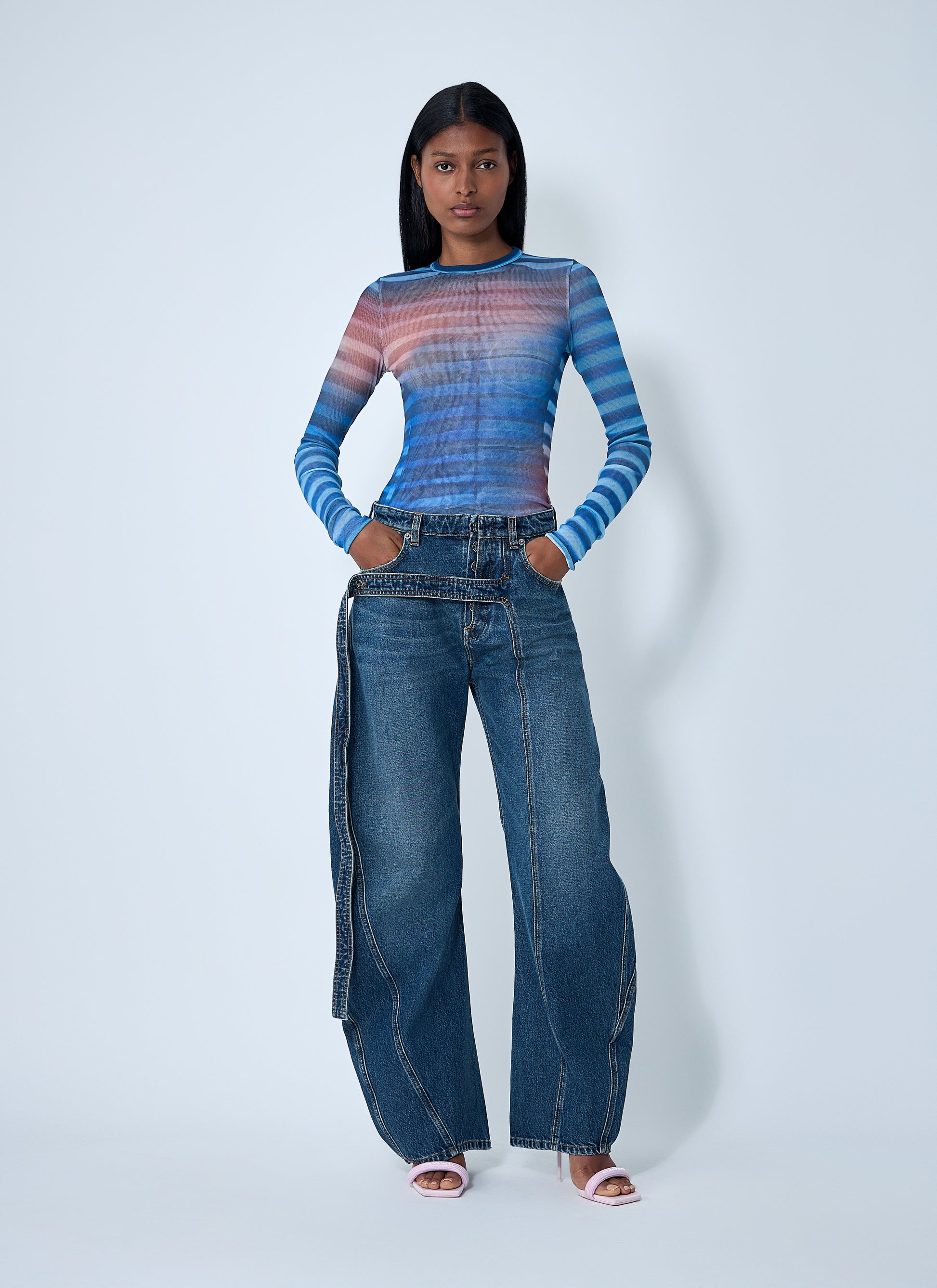 Jean Paul Gaultier Women Air Mesh Top JEAN PAUL GAULTIER
