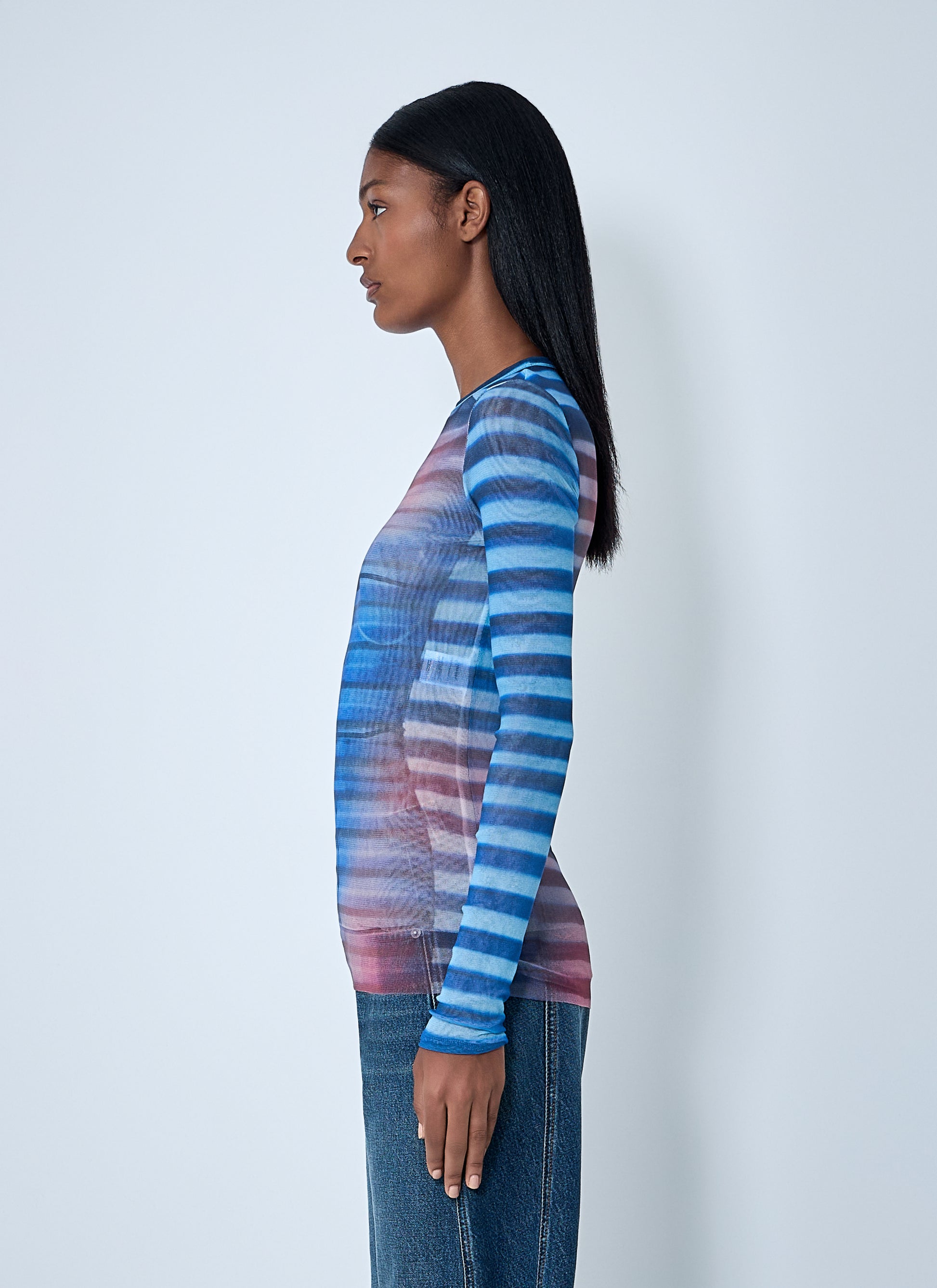 Jean Paul Gaultier Women Air Mesh Top JEAN PAUL GAULTIER