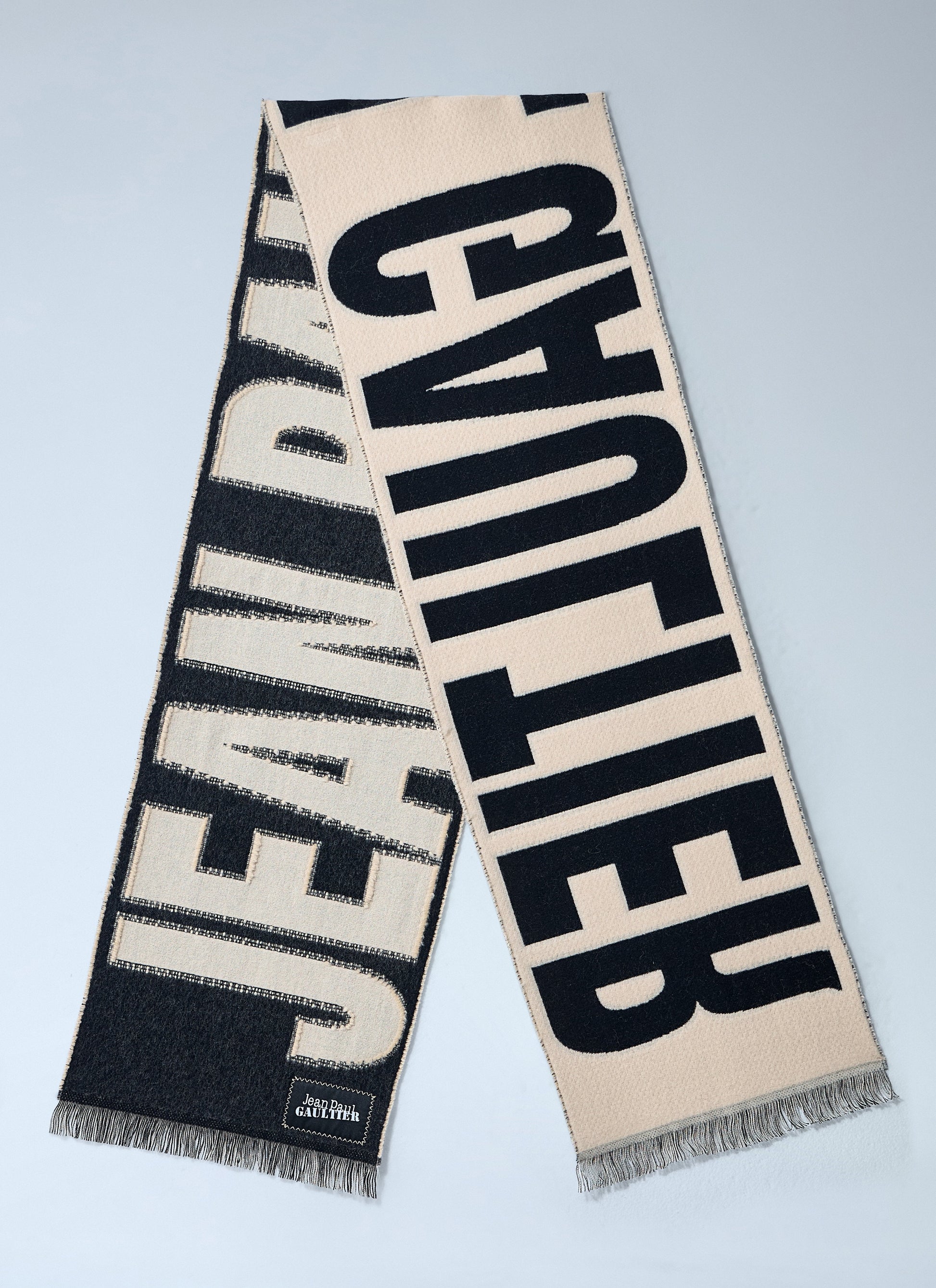Jean Paul Gaultier Women Logo Motif Wool Scarf JEAN PAUL GAULTIER