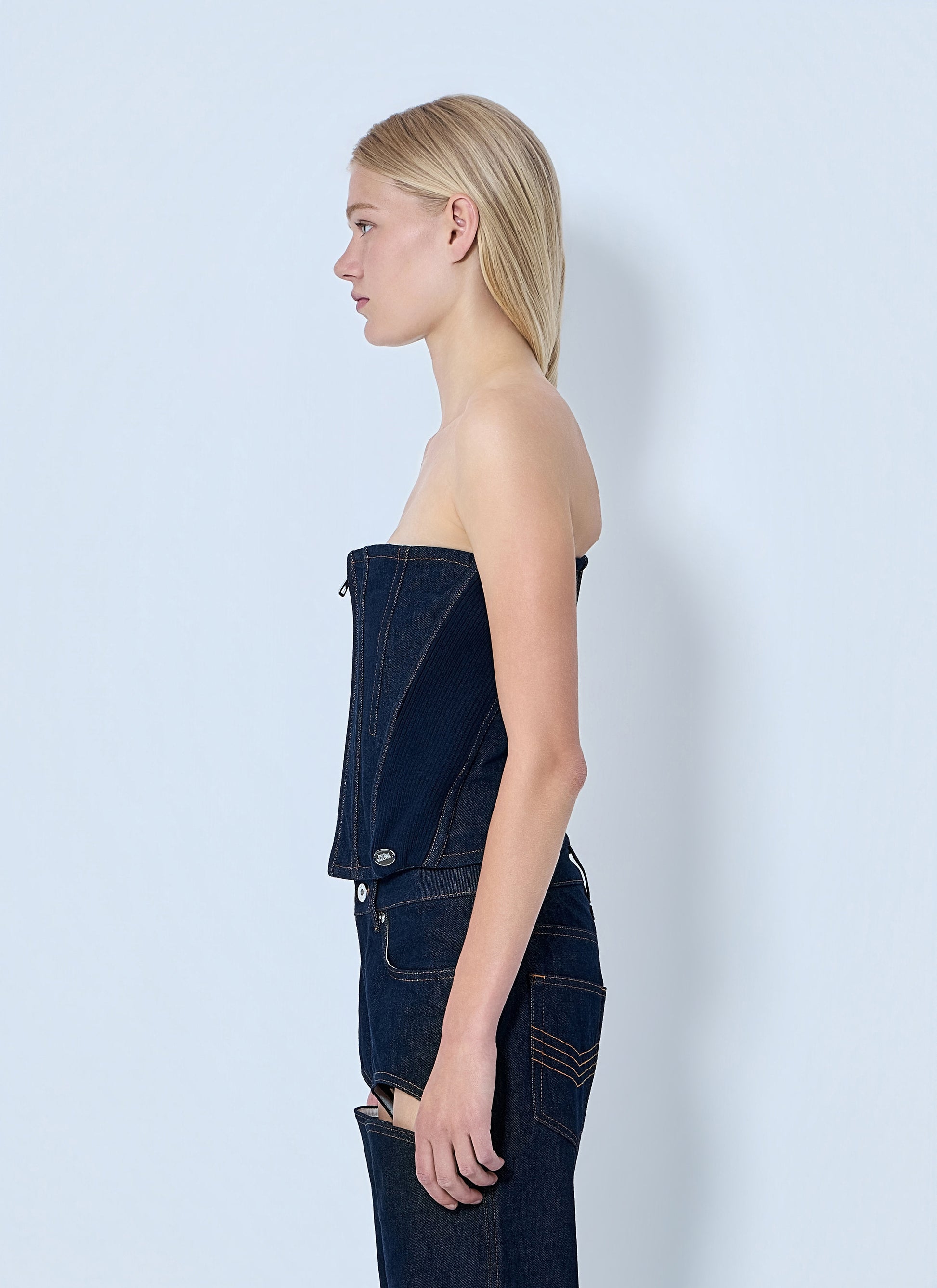 Jean Paul Gaultier Women Denim Corset JEAN PAUL GAULTIER