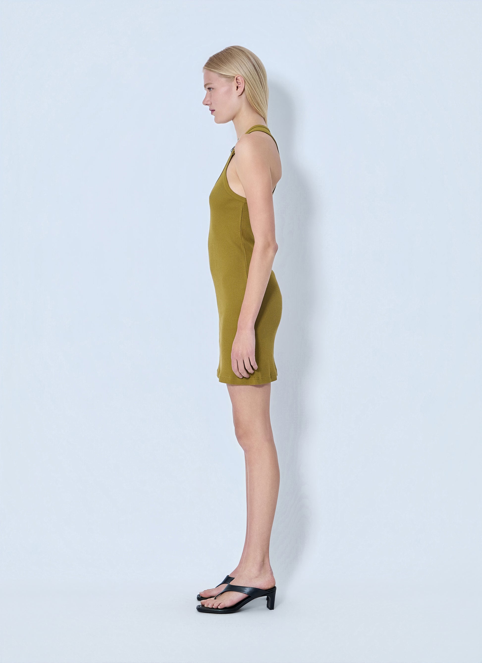 Jean Paul Gaultier Women Cotton Ribbed Short Dress JEAN PAUL GAULTIER