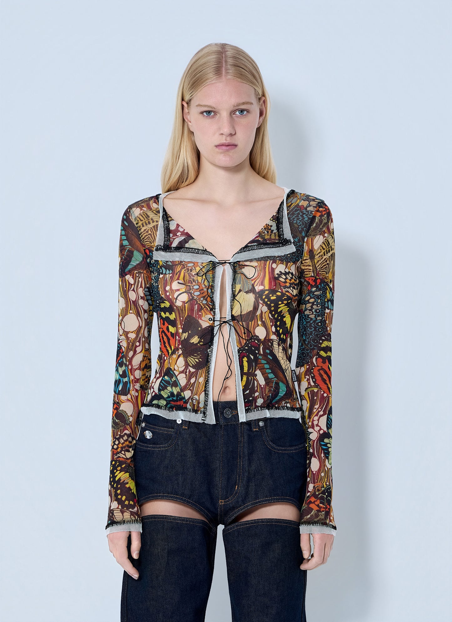 Jean Paul Gaultier Women Re-Edition The Yellow Butterfly Cardigan JEAN PAUL GAULTIER