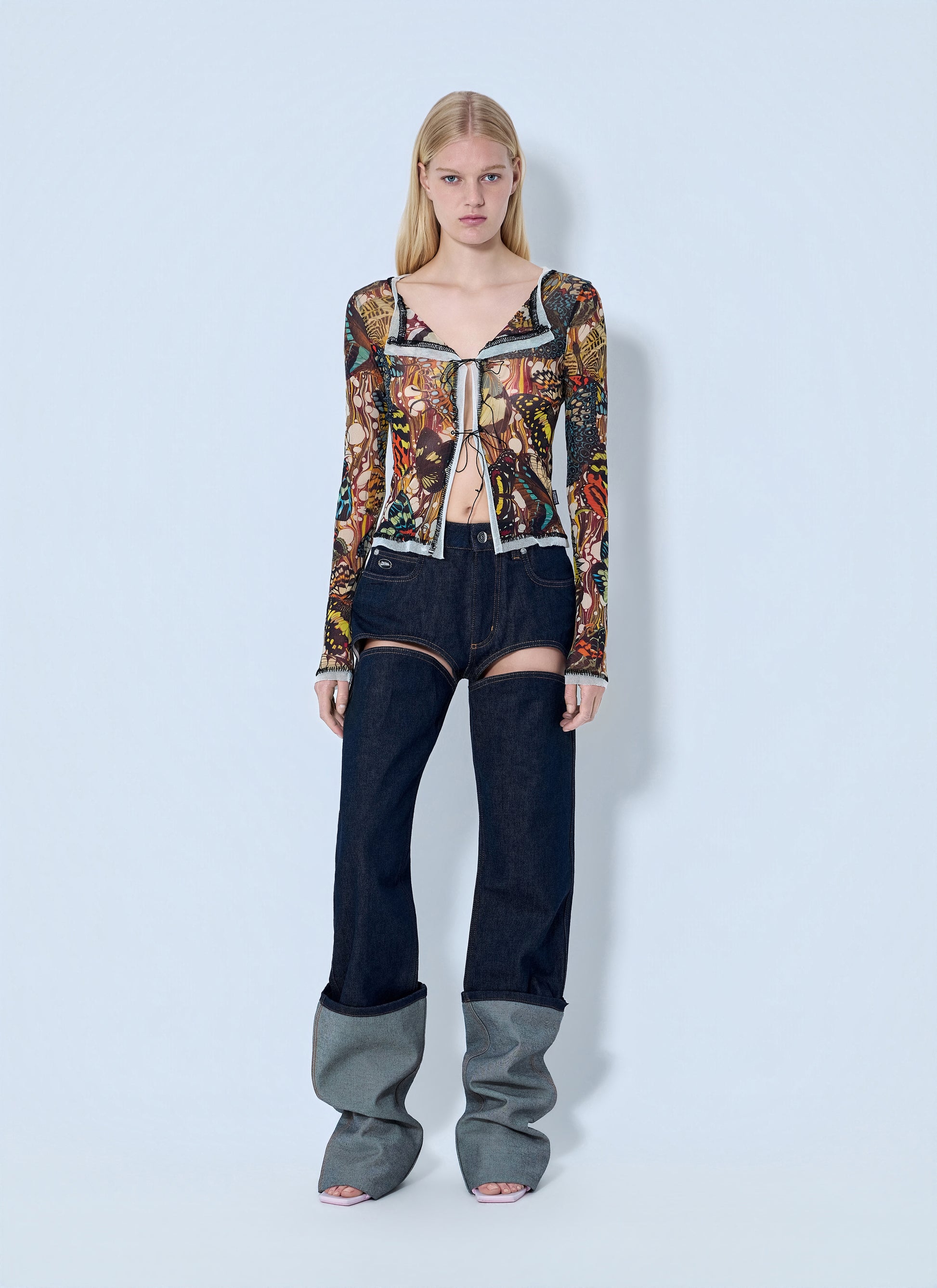 Jean Paul Gaultier Women Re-Edition The Yellow Butterfly Cardigan JEAN PAUL GAULTIER