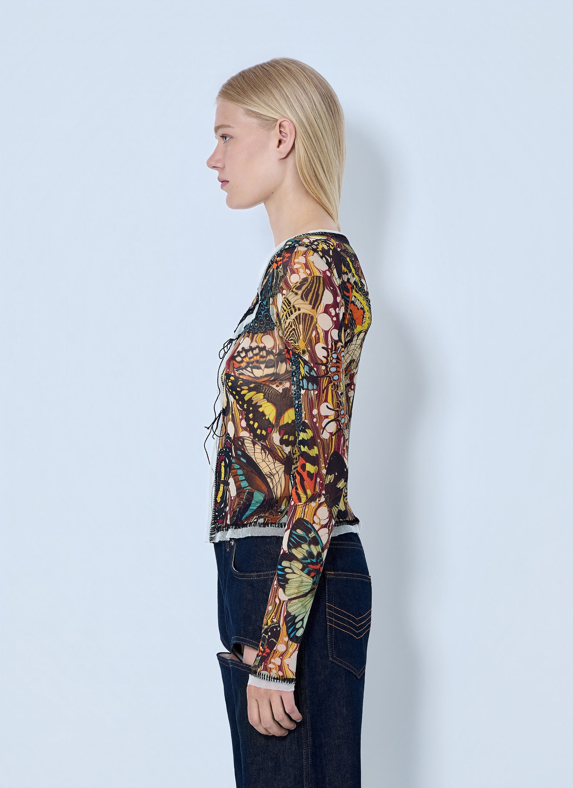 Jean Paul Gaultier Women Re-Edition The Yellow Butterfly Cardigan JEAN PAUL GAULTIER