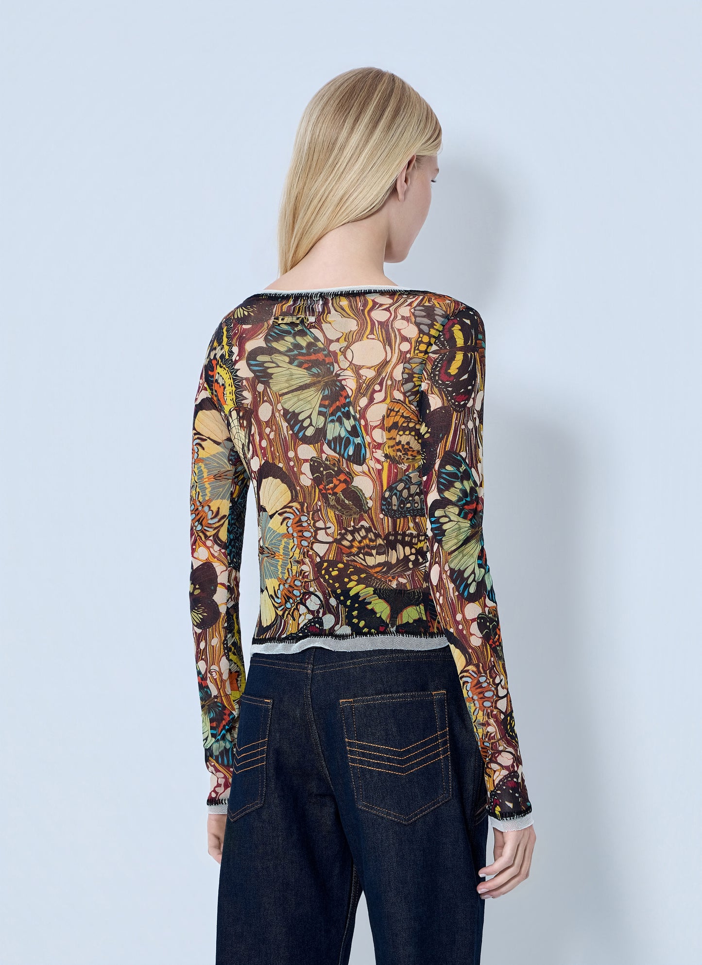 Jean Paul Gaultier Women Re-Edition The Yellow Butterfly Cardigan JEAN PAUL GAULTIER