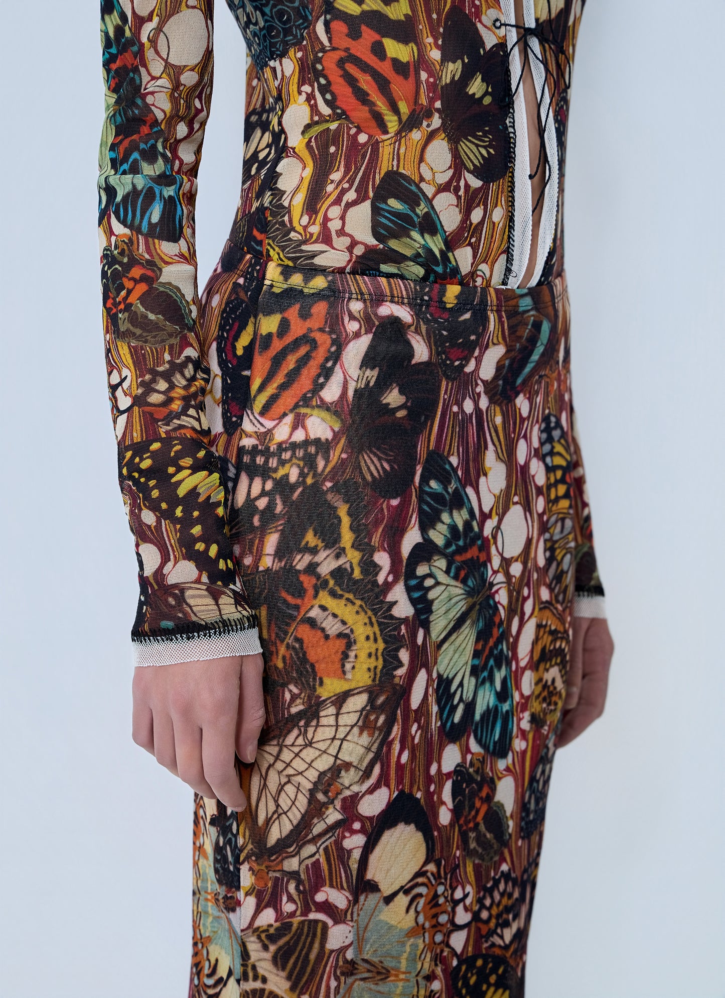 Jean Paul Gaultier Women Re-Edition The Yellow Butterfly Skirt JEAN PAUL GAULTIER