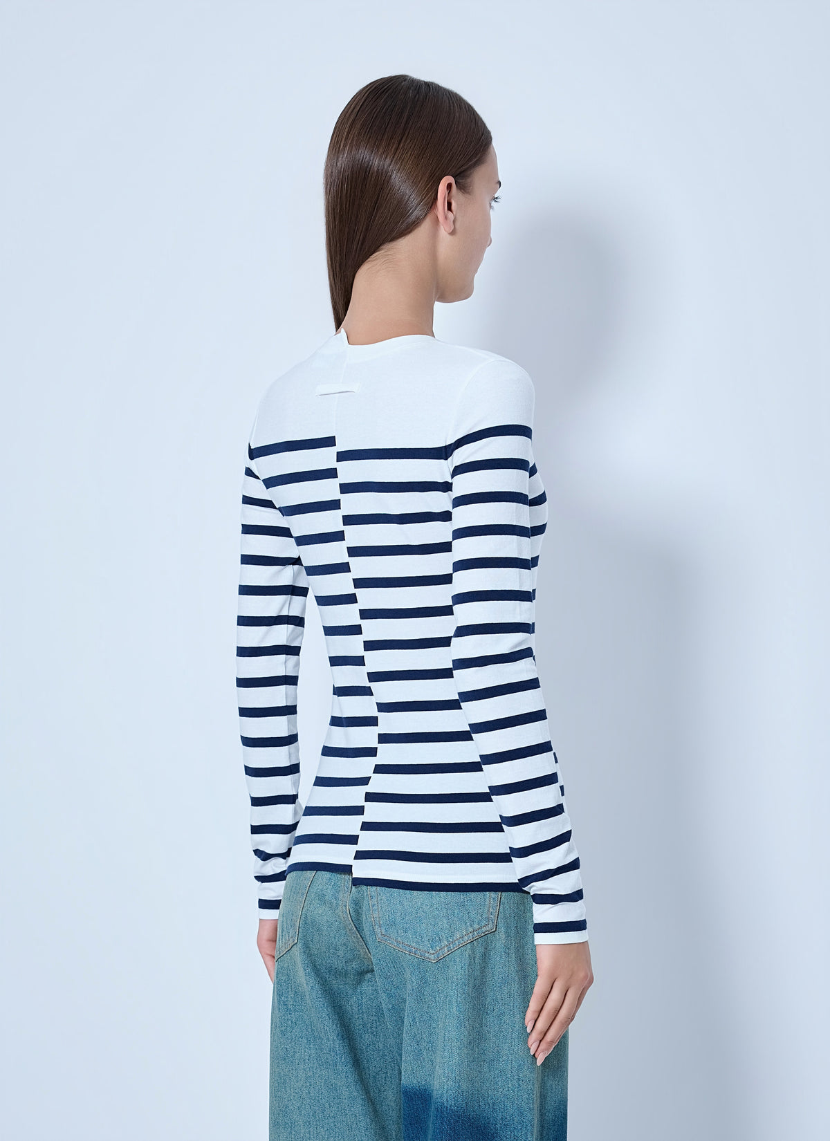 Jean Paul Gaultier Women Striped Crewneck Long-Sleeve Top JEAN PAUL GAULTIER