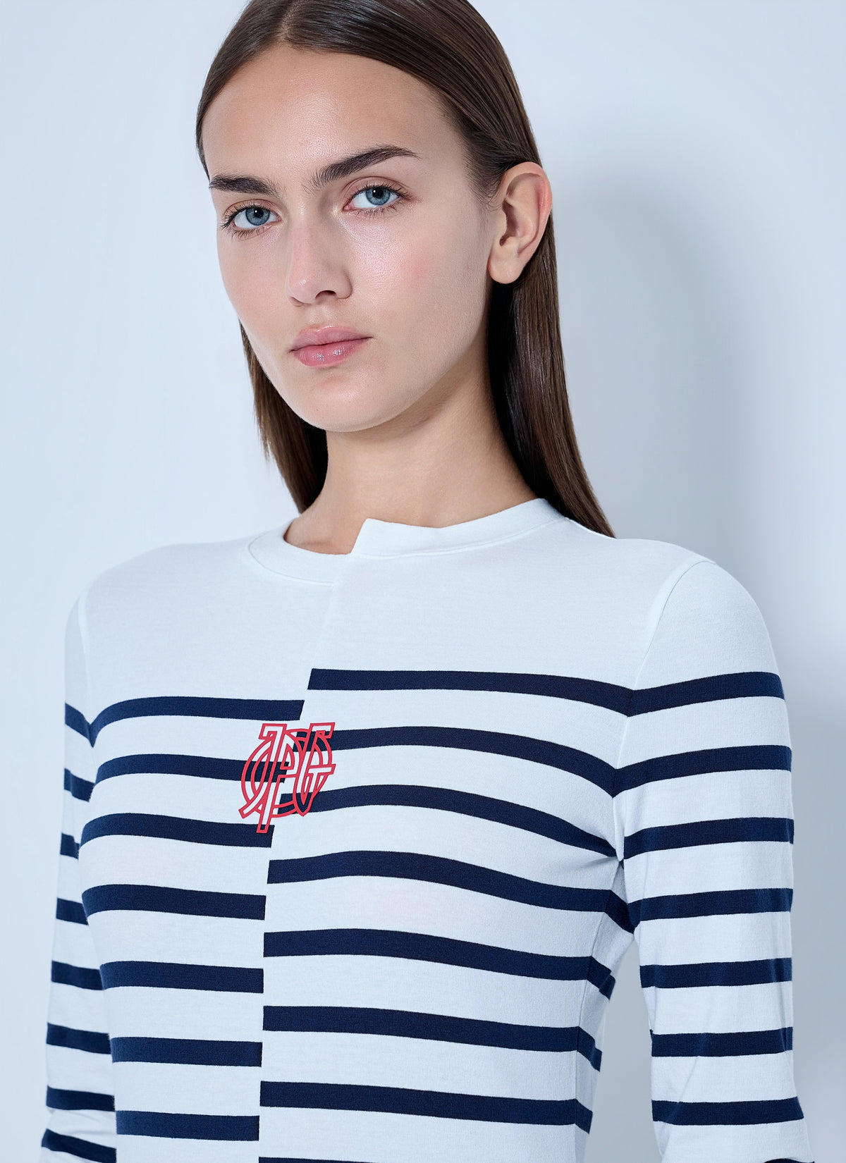 Jean Paul Gaultier Women Striped Crewneck Long-Sleeve Top JEAN PAUL GAULTIER