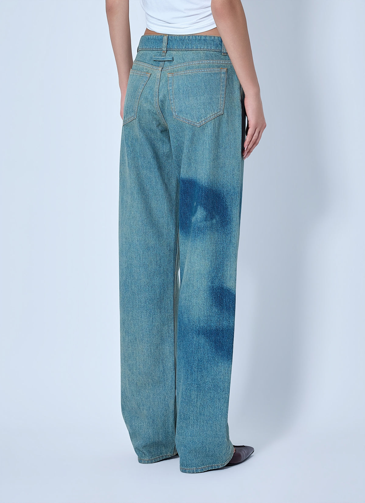Jean Paul Gaultier Women Wide-Leg Denim Trousers JEAN PAUL GAULTIER