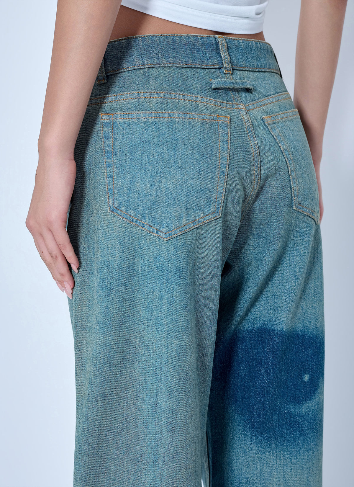 Jean Paul Gaultier Women Wide-Leg Denim Trousers JEAN PAUL GAULTIER