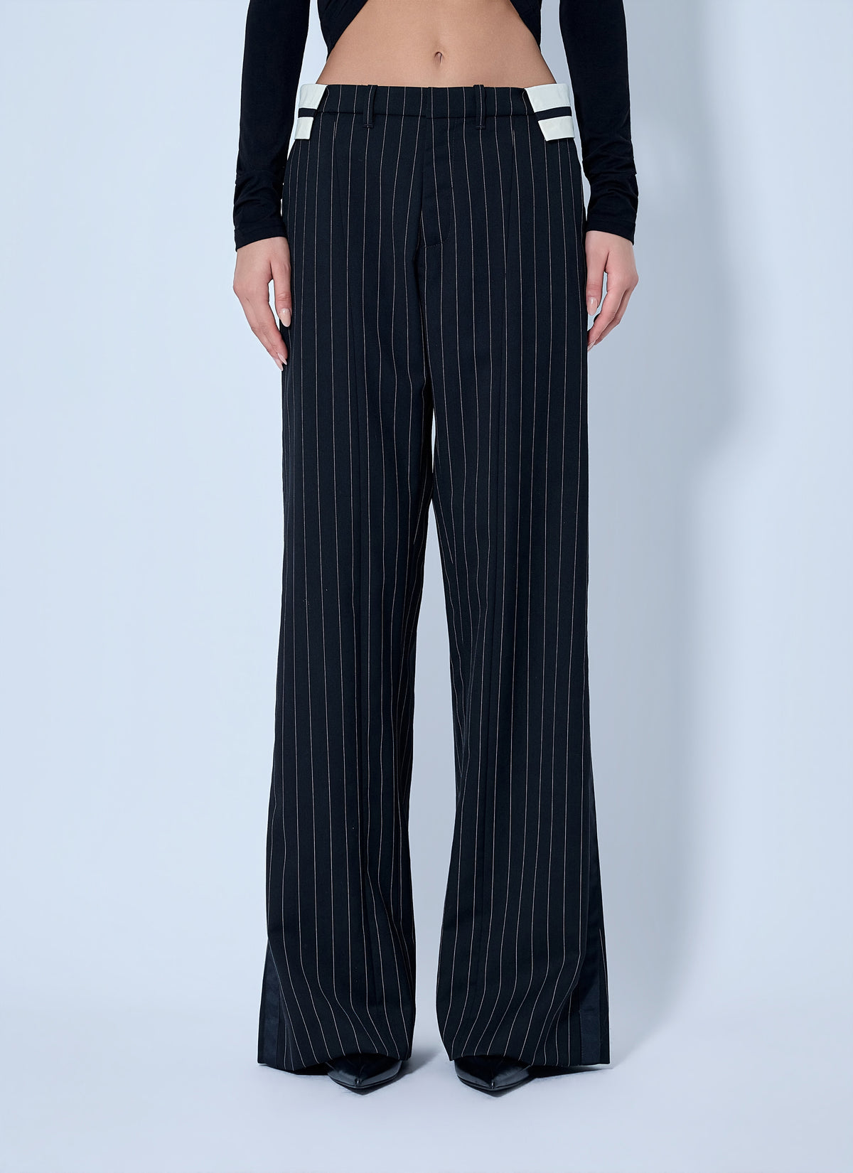Jean Paul Gaultier Women Exposed Waistband Tailoring Trousers JEAN PAUL GAULTIER