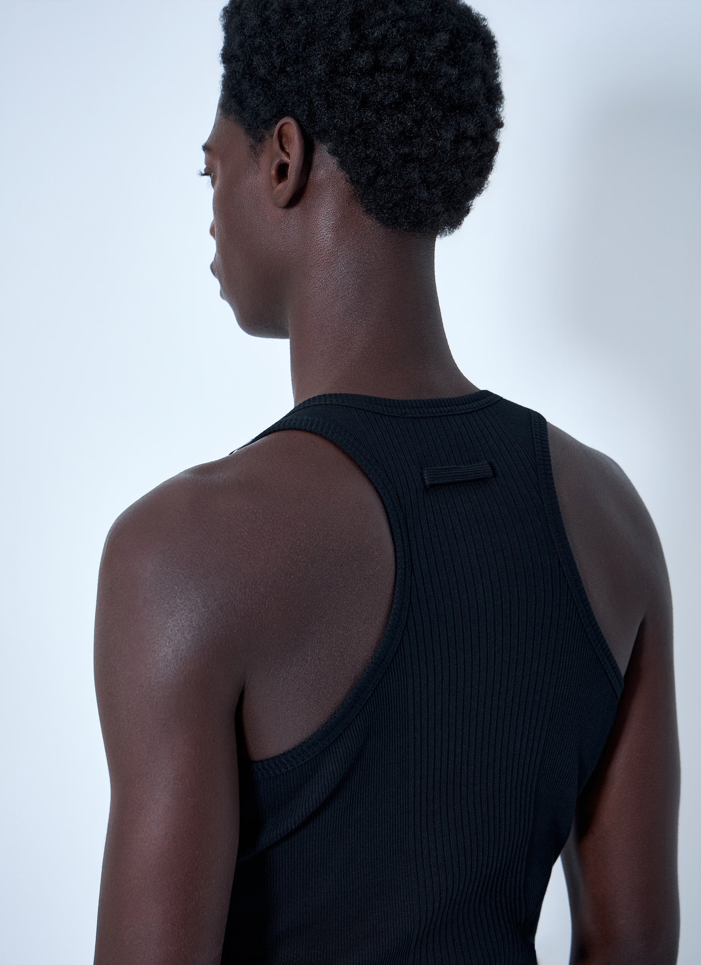 Jean Paul Gaultier Women Ribbed Tank Top With Metal Hardware JEAN PAUL GAULTIER