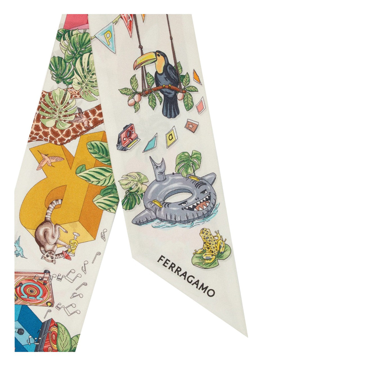 Ferragamo Women Jungle Party Print Mini Bandeau FERRAGAMO